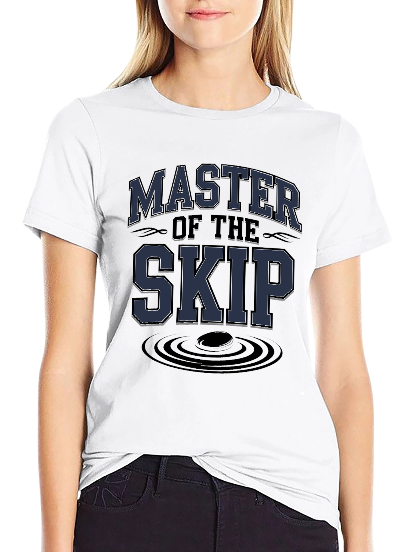 Master of the Skip Black Graphic T-Shirt