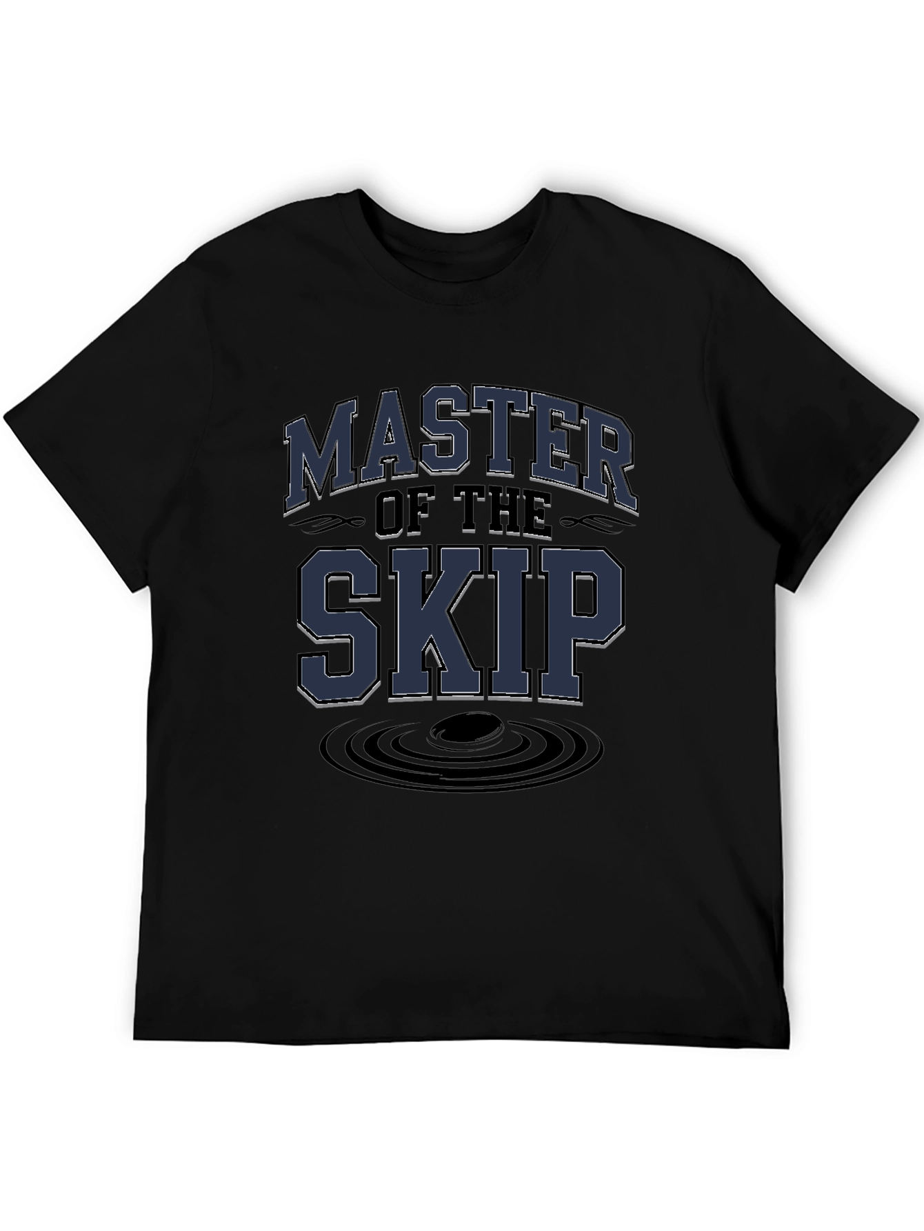 Master of the Skip Black Graphic T-Shirt