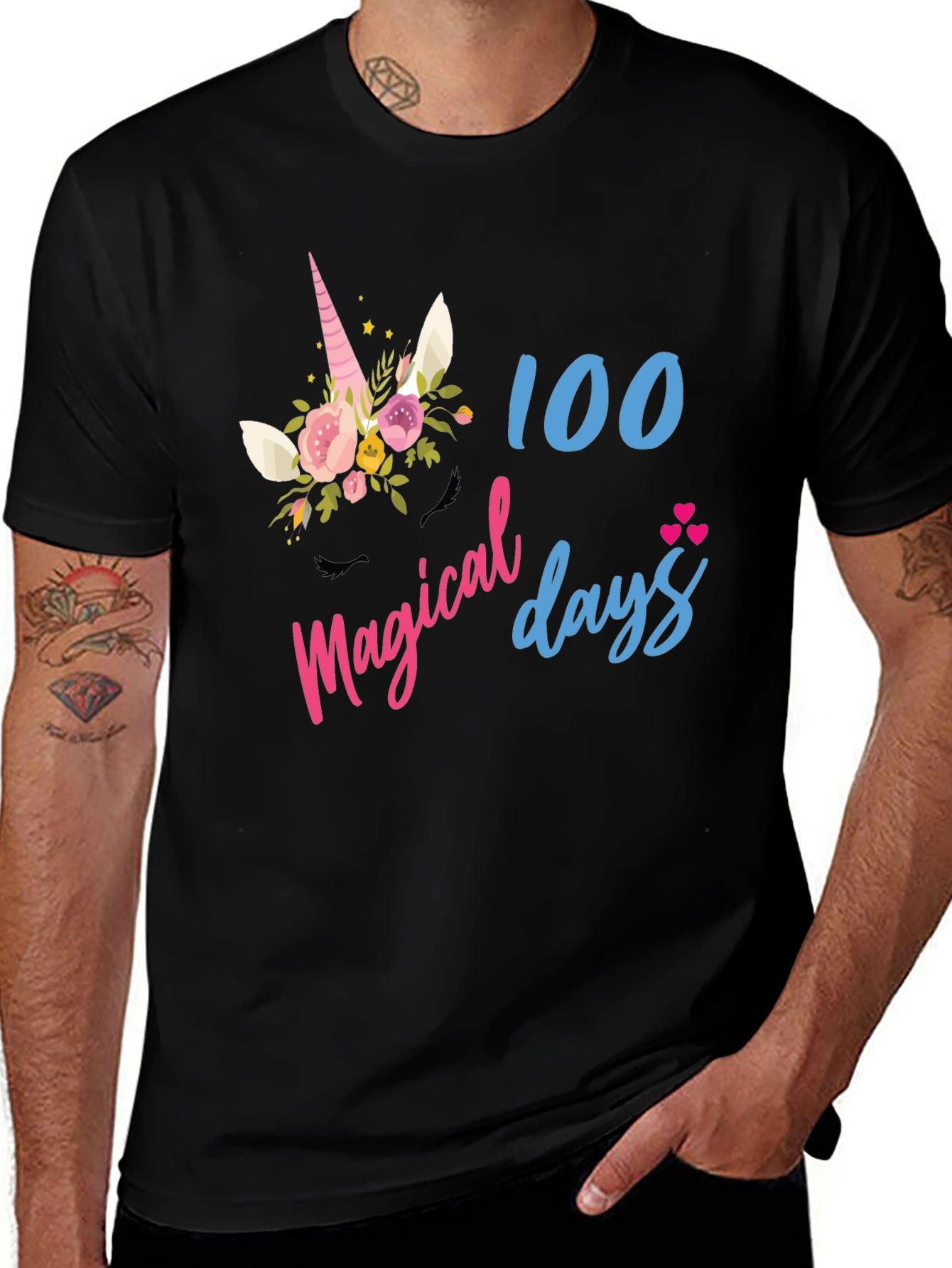 100 Magical Days Unicorn T-Shirt