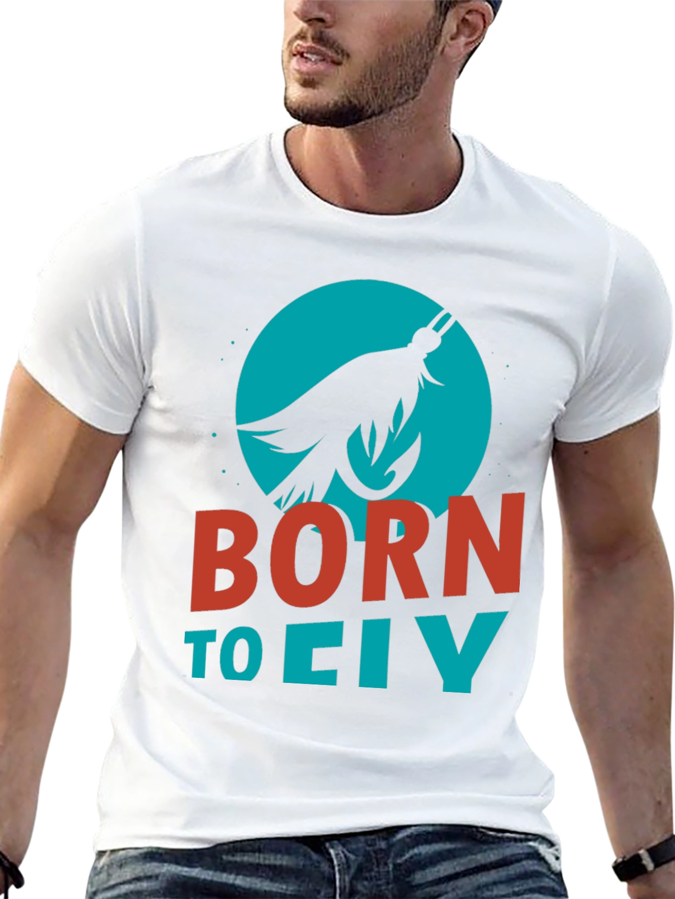 Born to Fly T-Shirt - Fishing Hobbyist