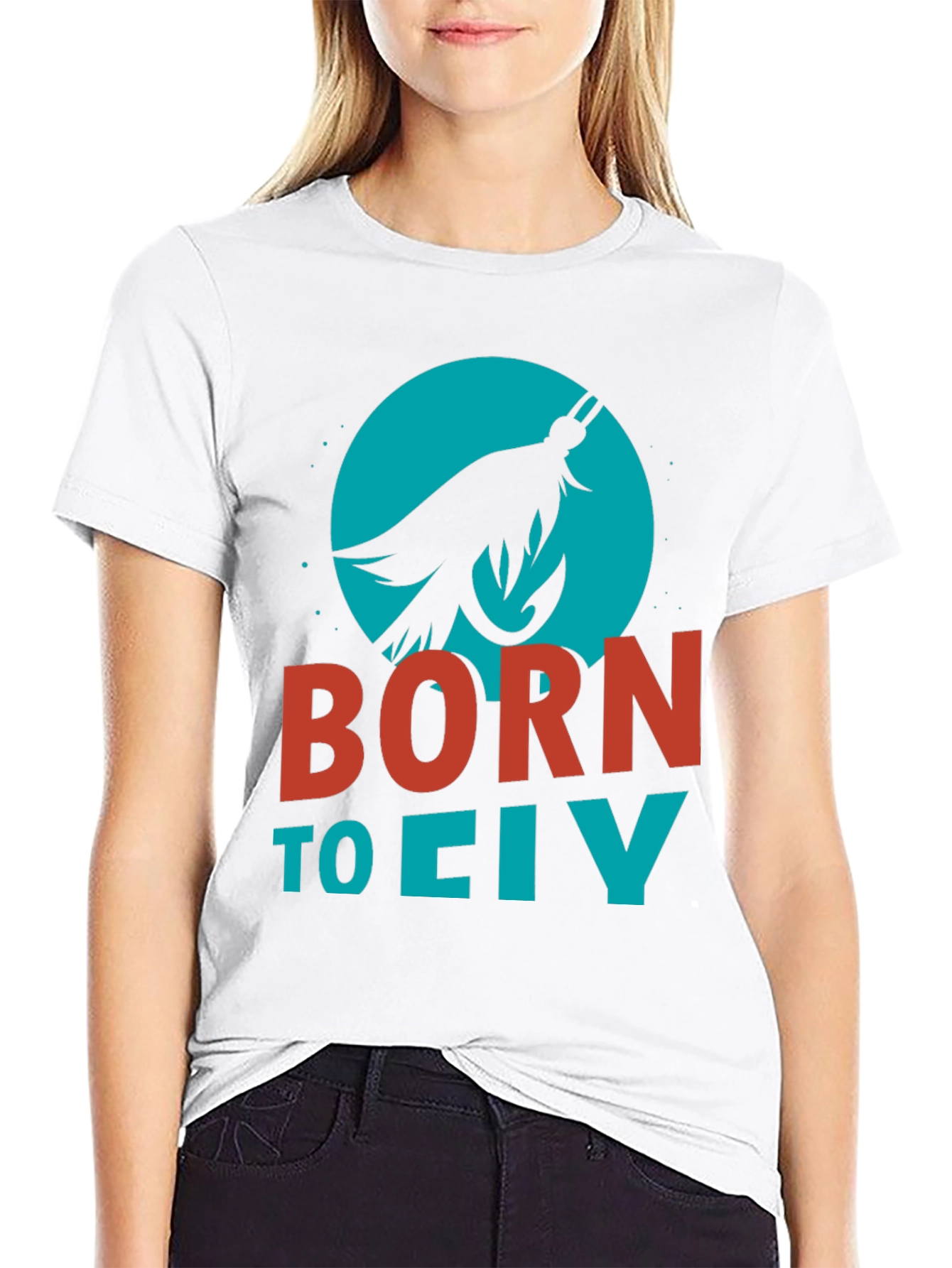 Born to Fly T-Shirt - Fishing Hobbyist