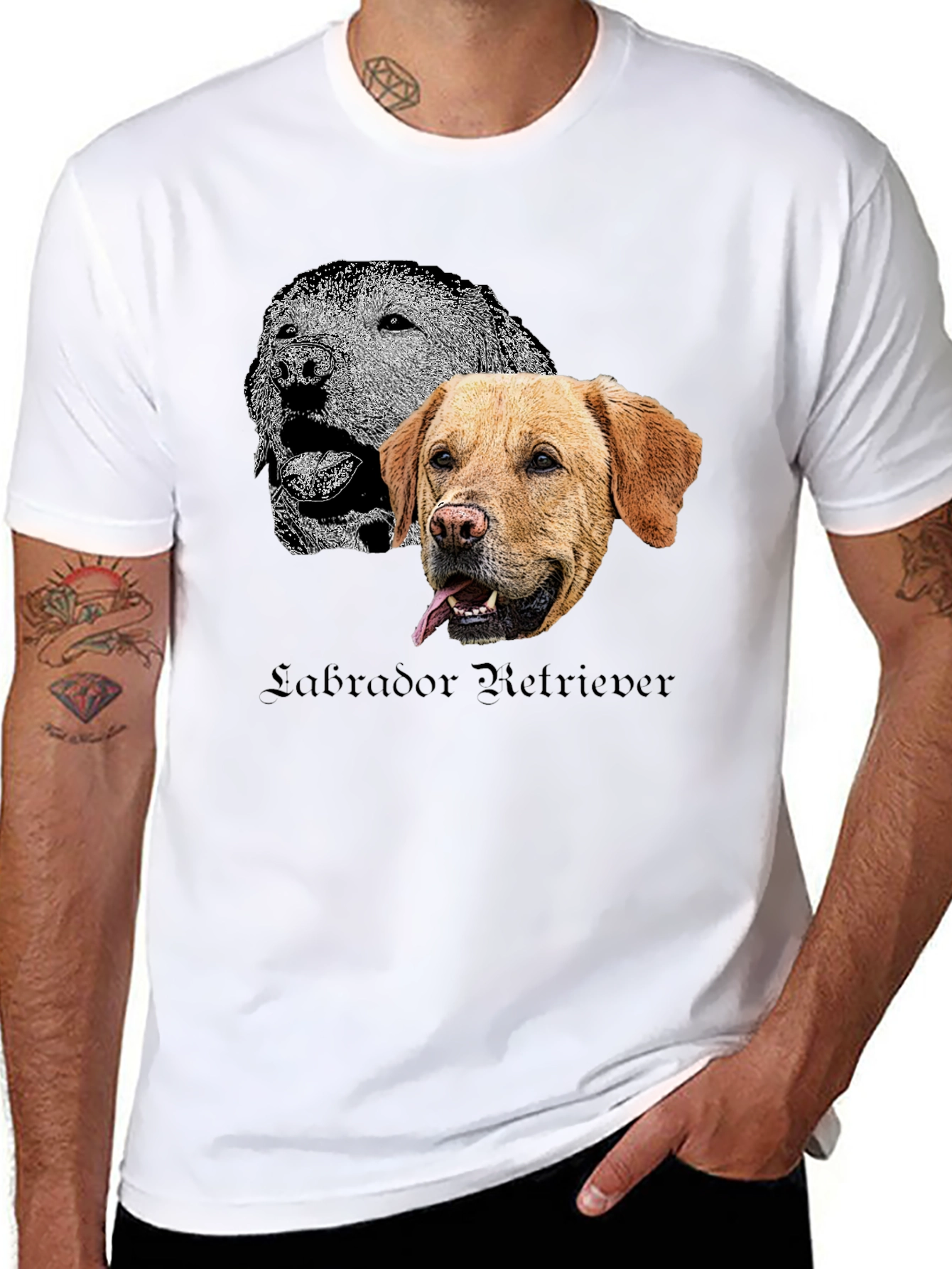 Labrador Retriever Graphic T-Shirt - Dog Lover Tee