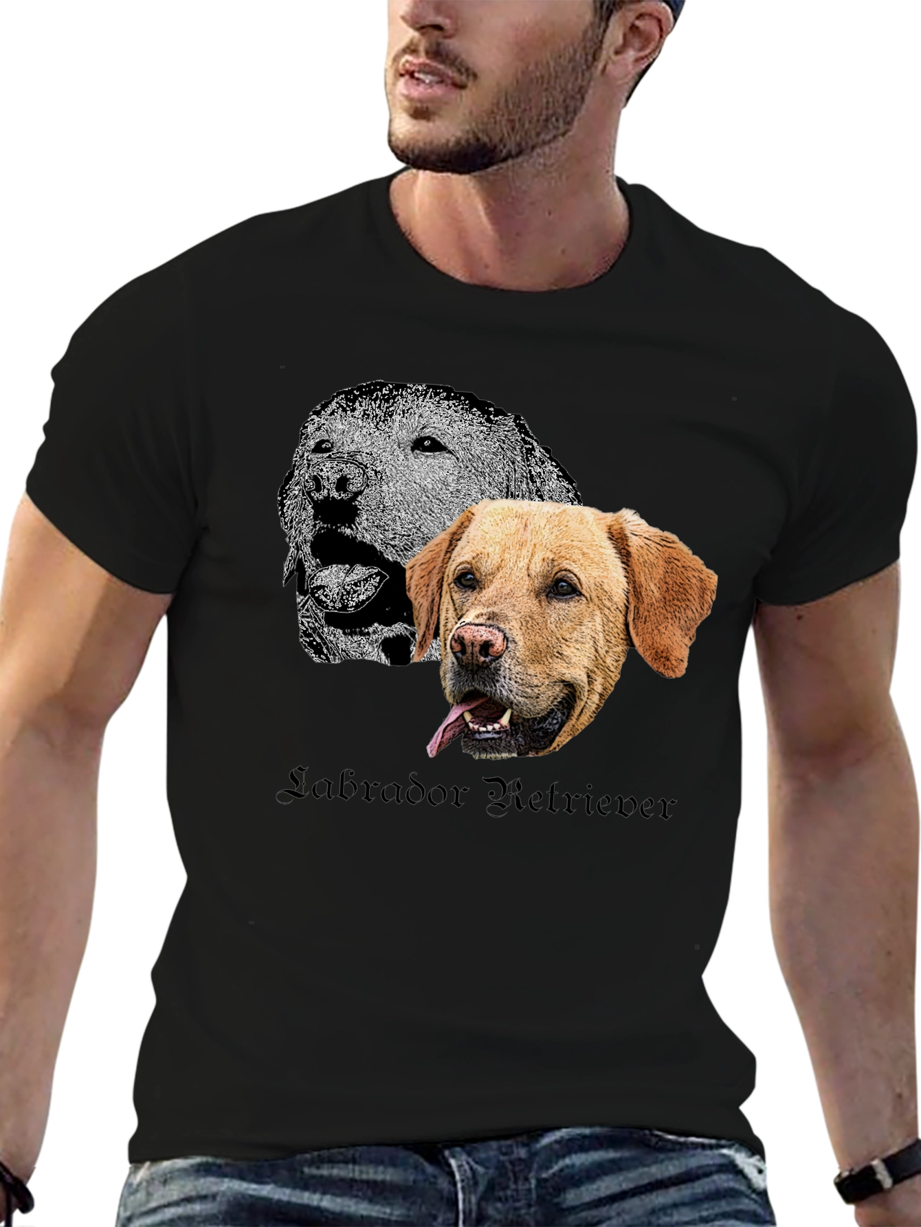 Labrador Retriever Graphic T-Shirt - Dog Lover Tee