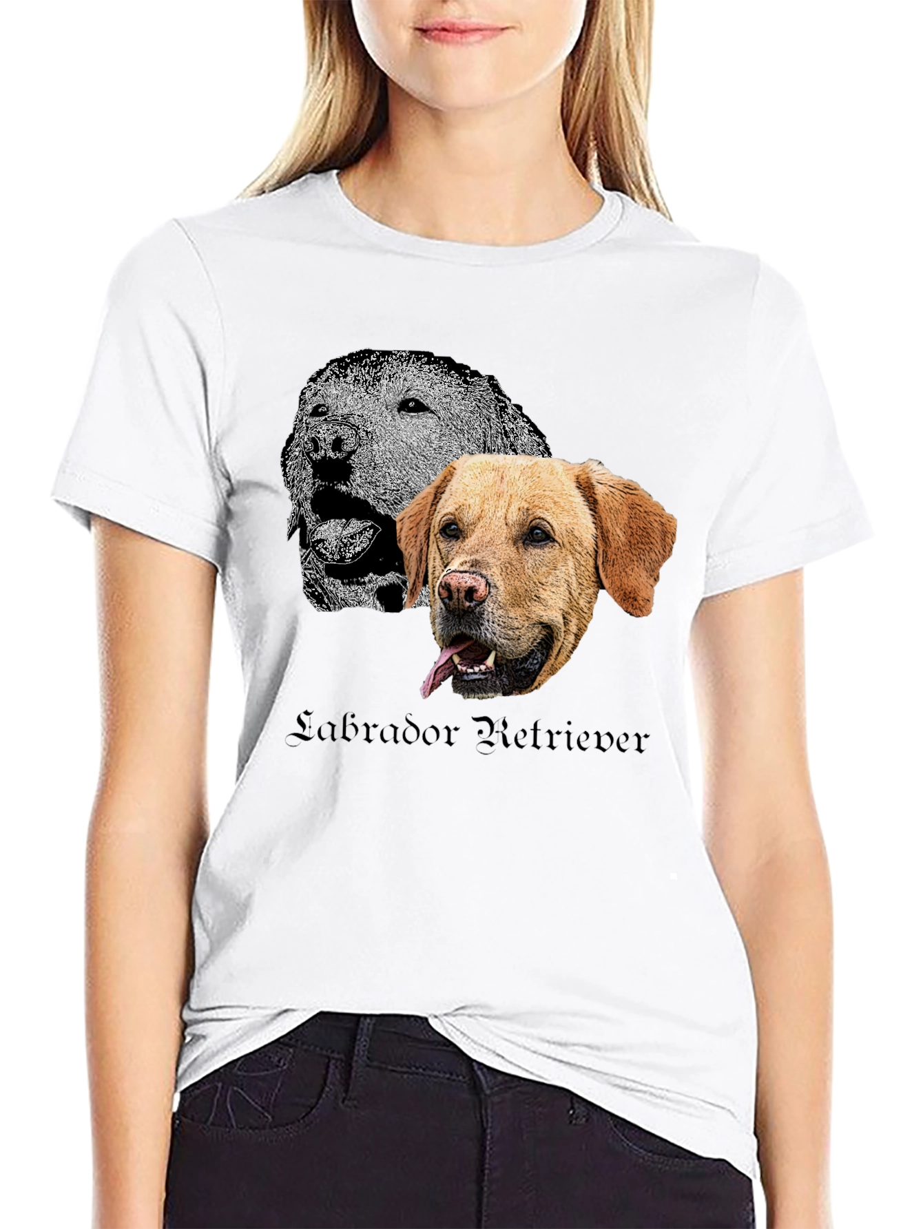Labrador Retriever Graphic T-Shirt - Dog Lover Tee