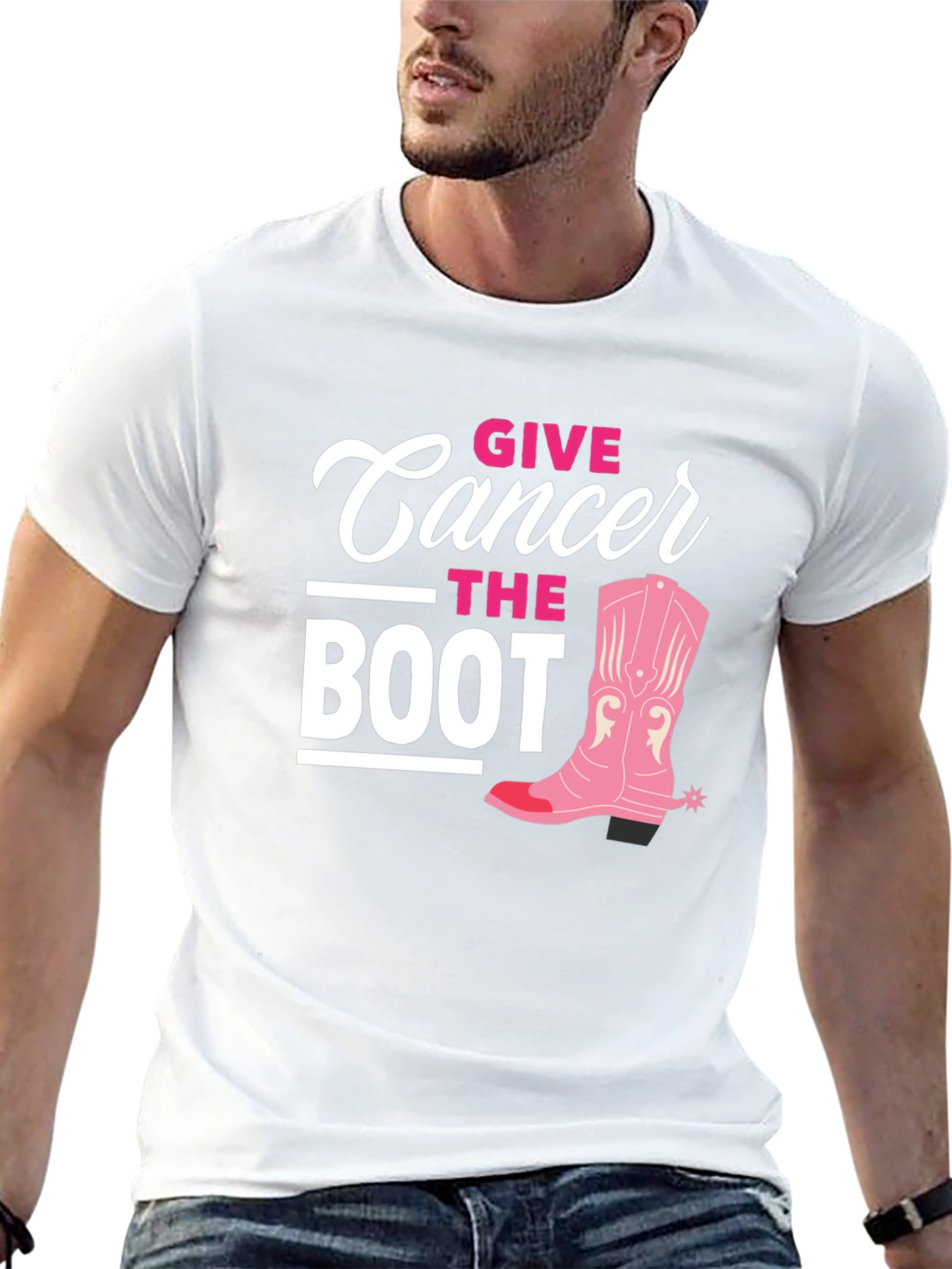 Give Cancer The Boot T-Shirt