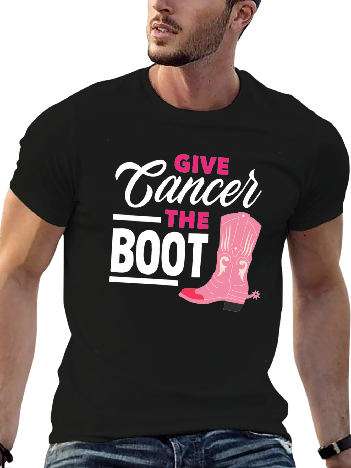 Give Cancer The Boot T-Shirt