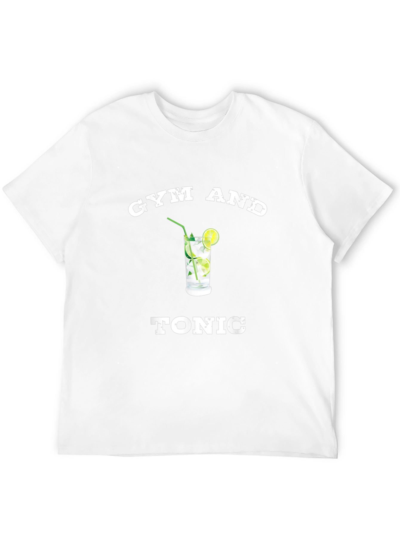Gym and Tonic Black Graphic T-Shirt