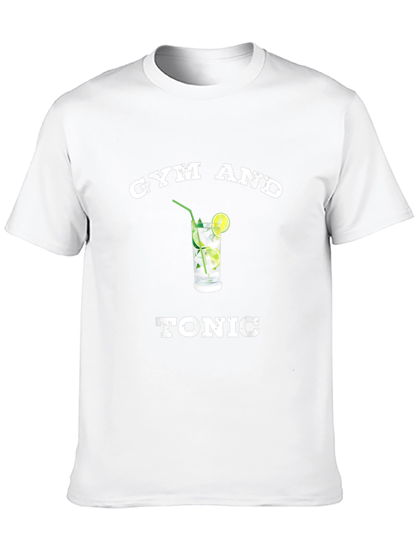 Gym and Tonic Black Graphic T-Shirt