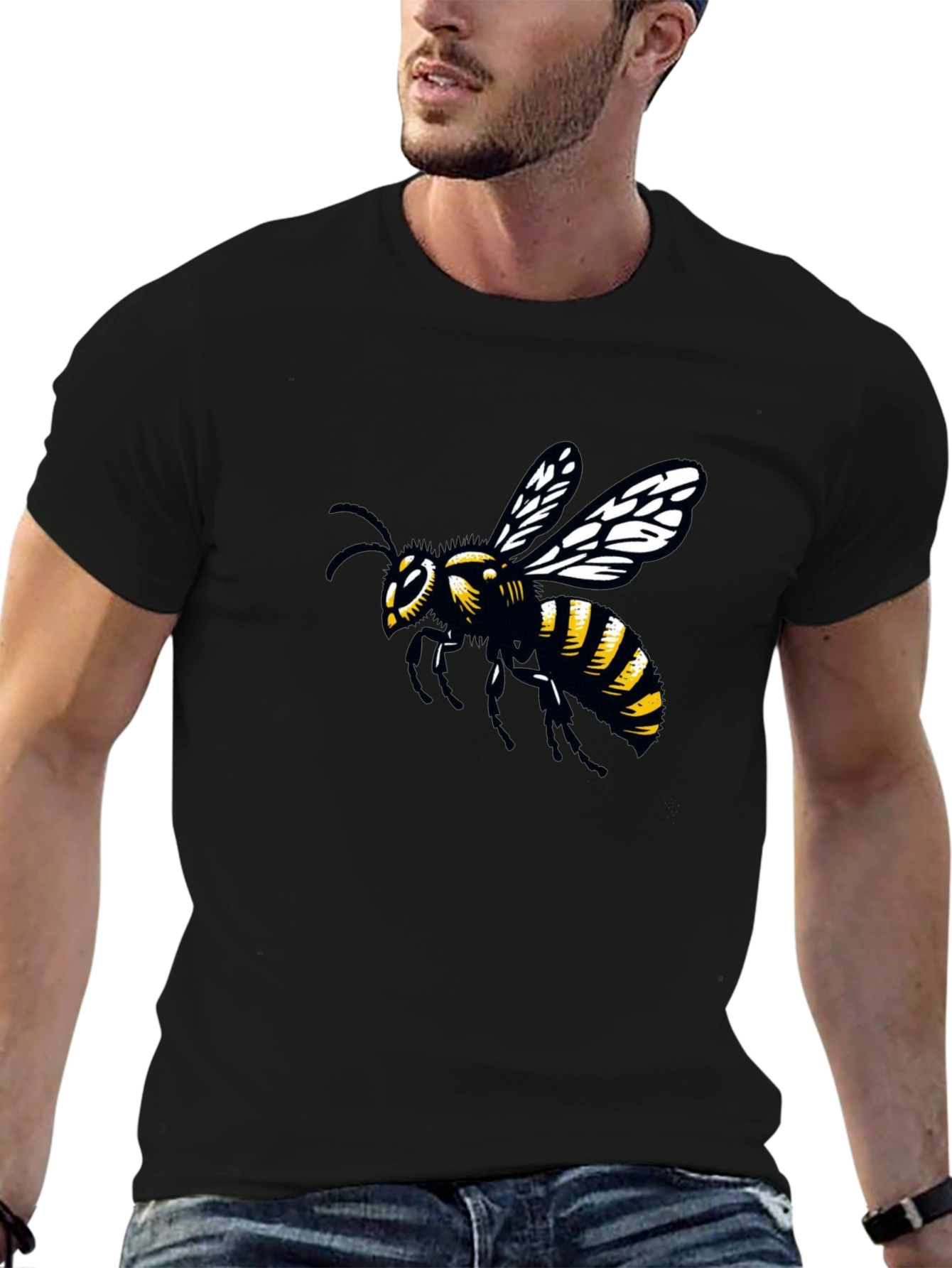 Mens Graphic Bee T-Shirt