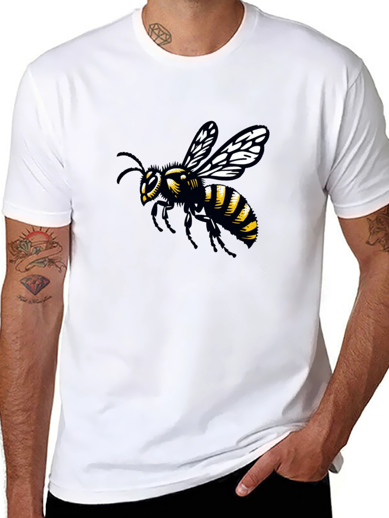 Mens Graphic Bee T-Shirt