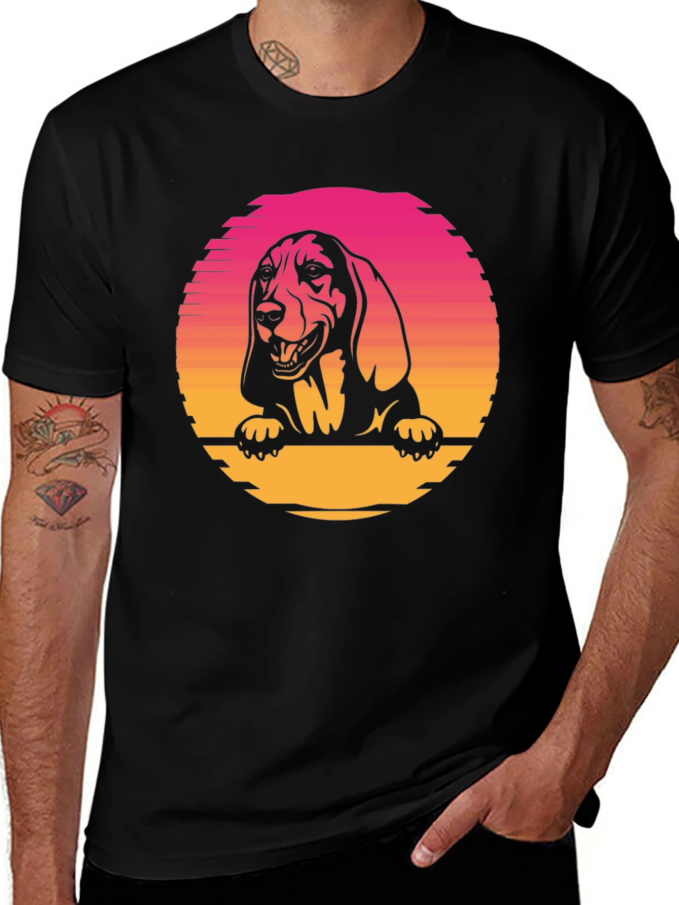 Retro Dachshund Dog T-Shirt