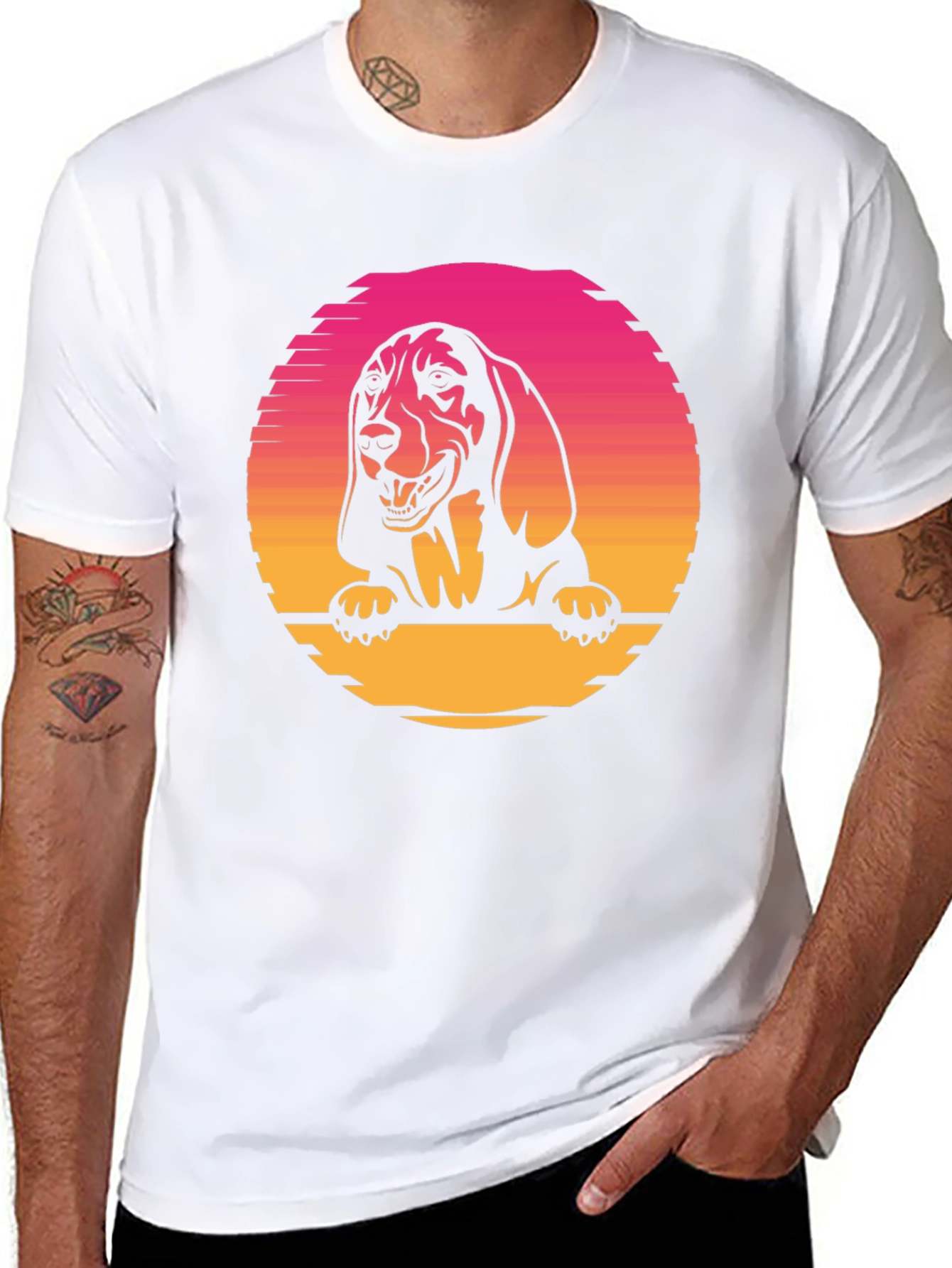 Retro Dachshund Dog T-Shirt