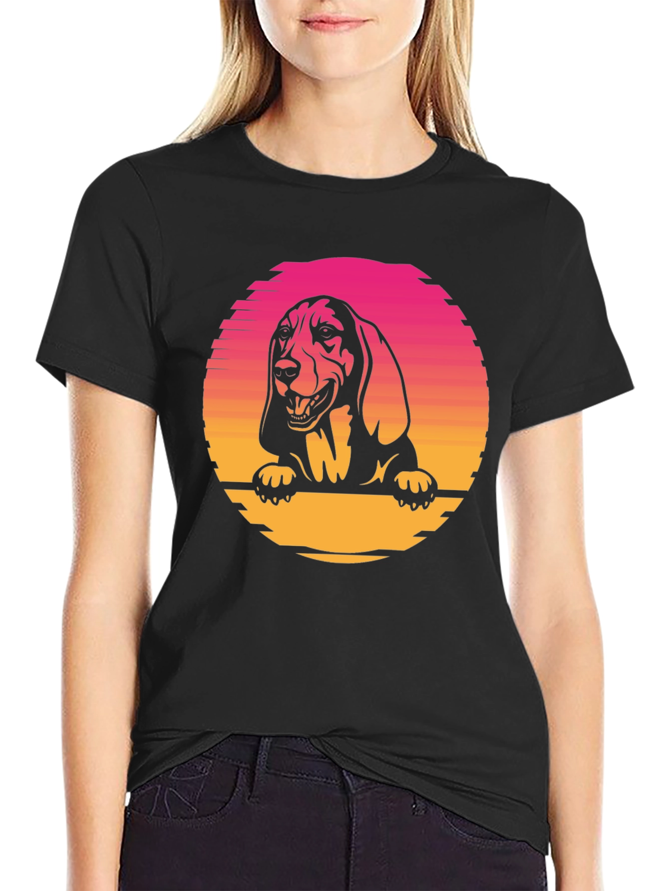 Retro Dachshund Dog T-Shirt