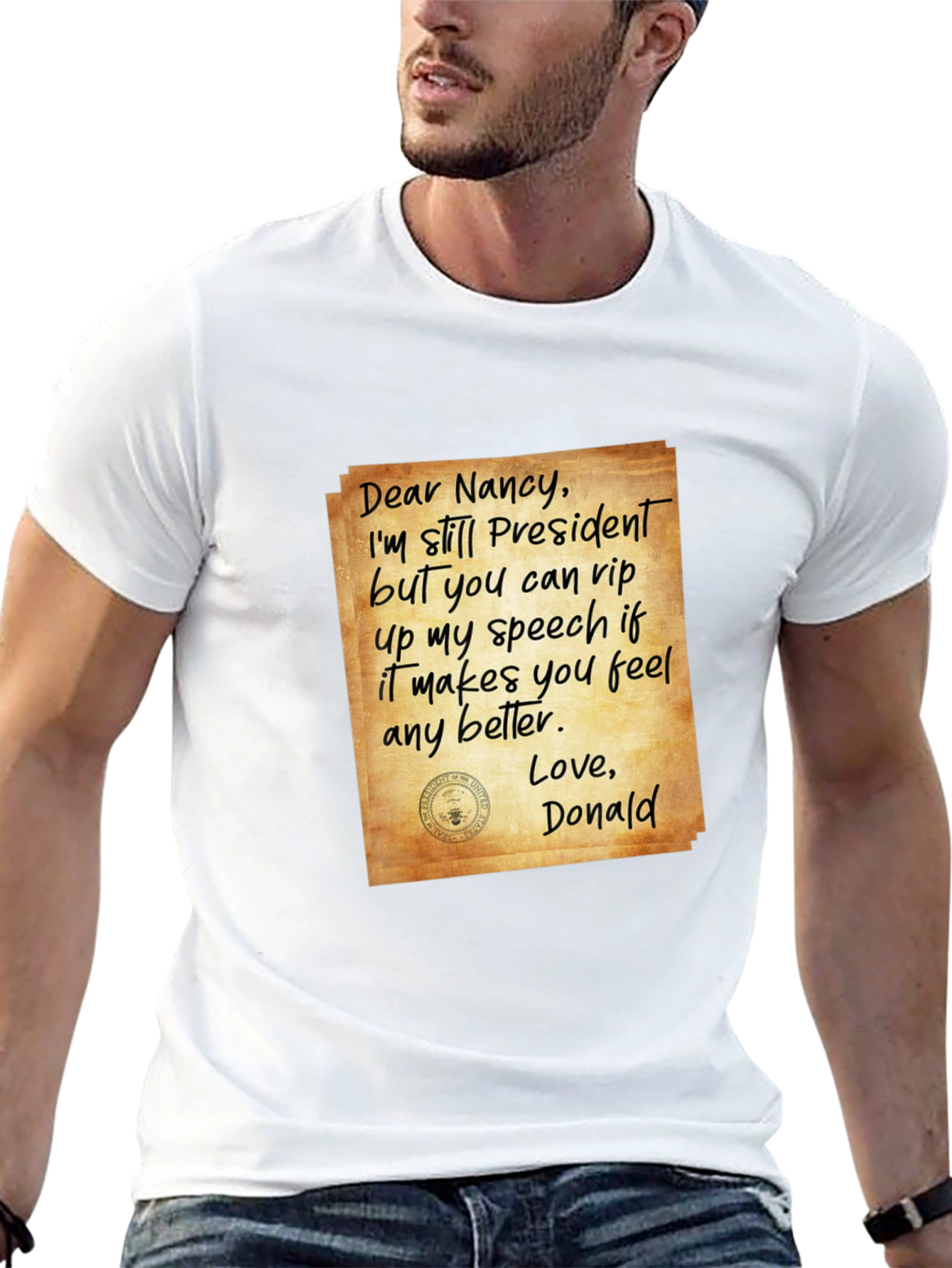 Dear Nancy Political Statement T-Shirt