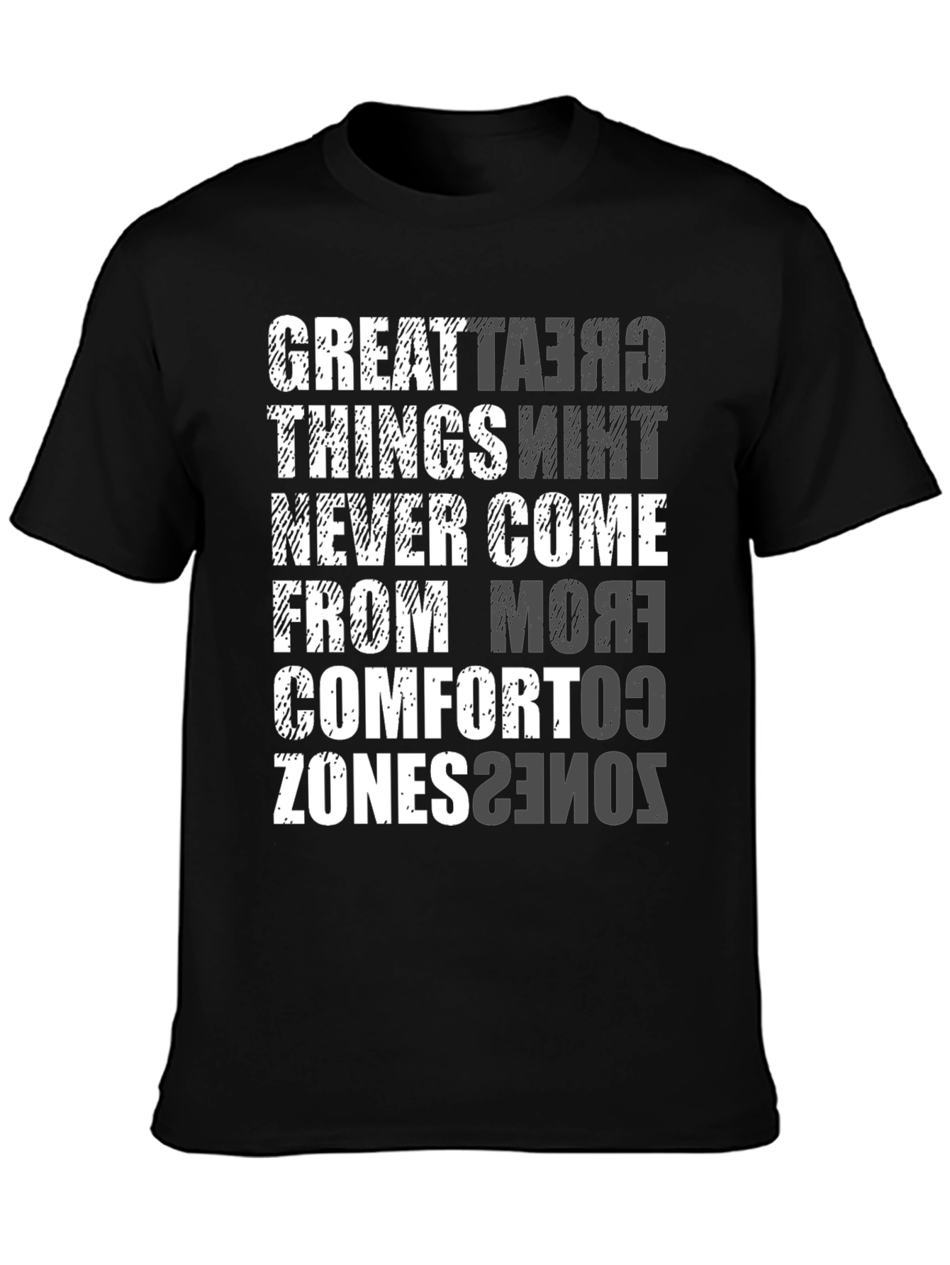 Comfort Zone Graphic T-Shirt - Inspirational Tee