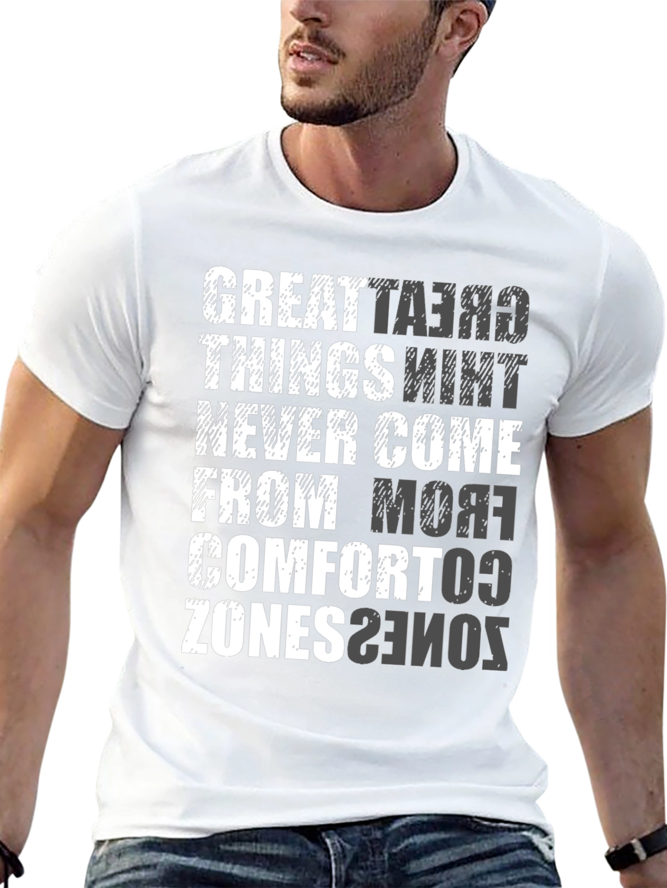 Comfort Zone Graphic T-Shirt - Inspirational Tee