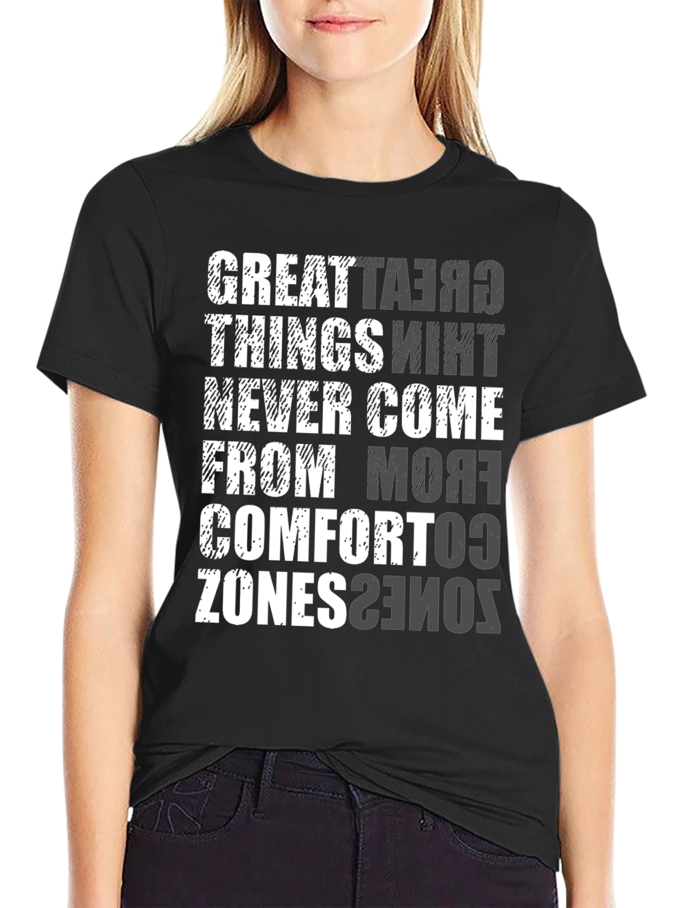 Comfort Zone Graphic T-Shirt - Inspirational Tee