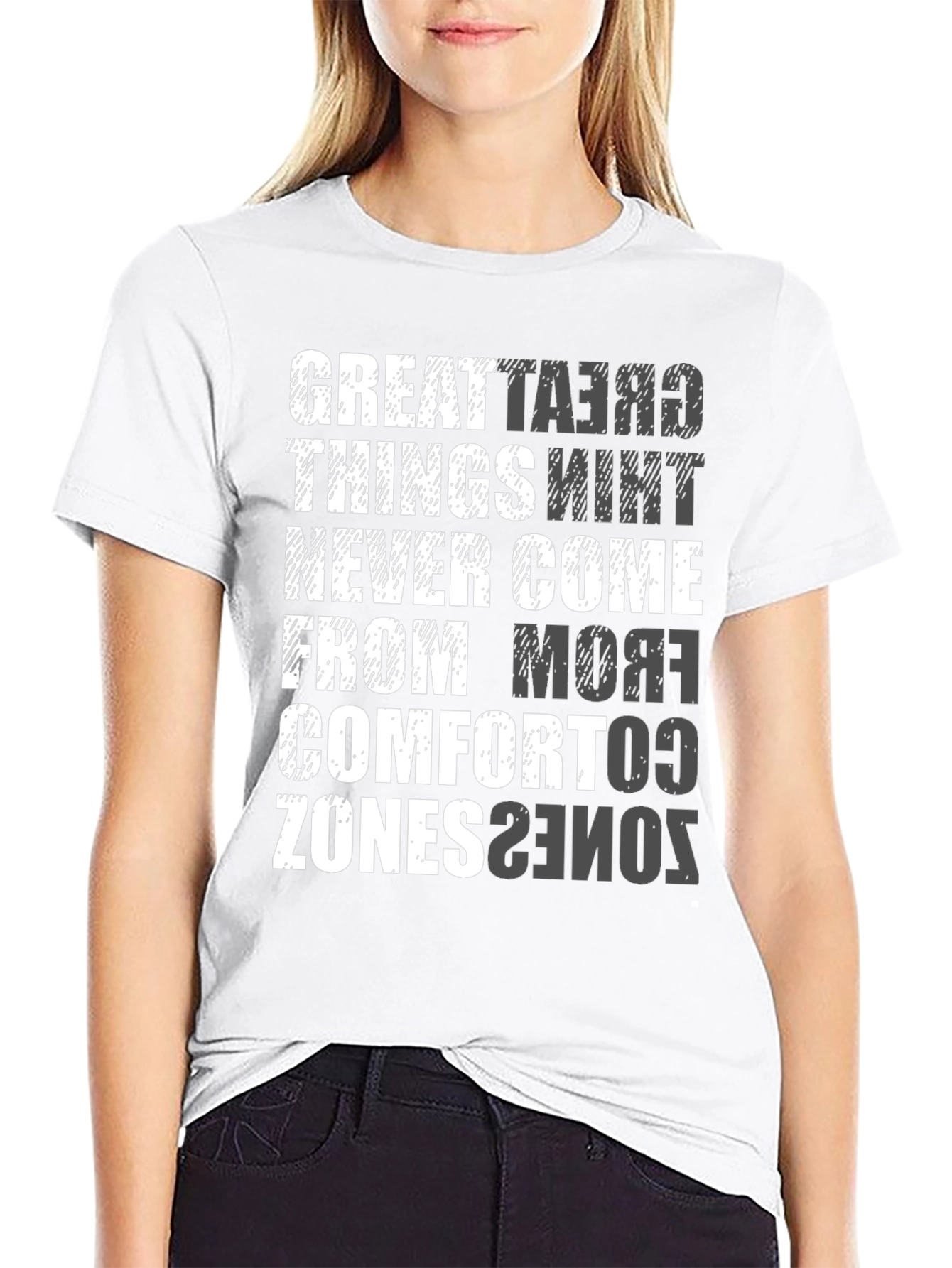 Comfort Zone Graphic T-Shirt - Inspirational Tee