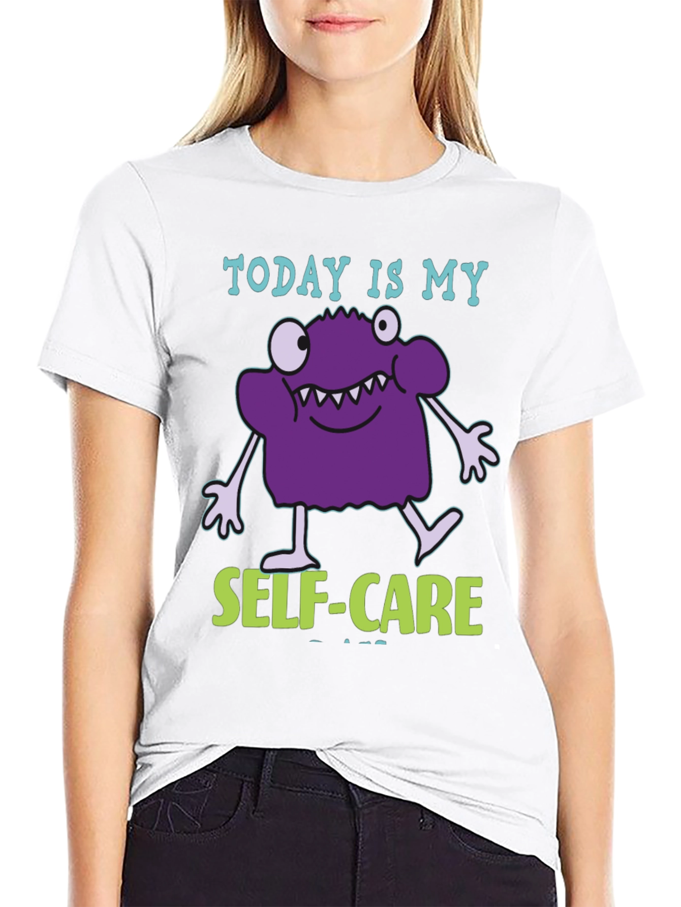 Today is My Self-Care Monster Graphic Tee