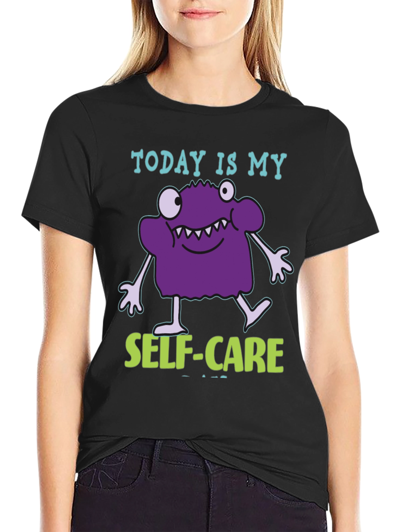 Today is My Self-Care Monster Graphic Tee