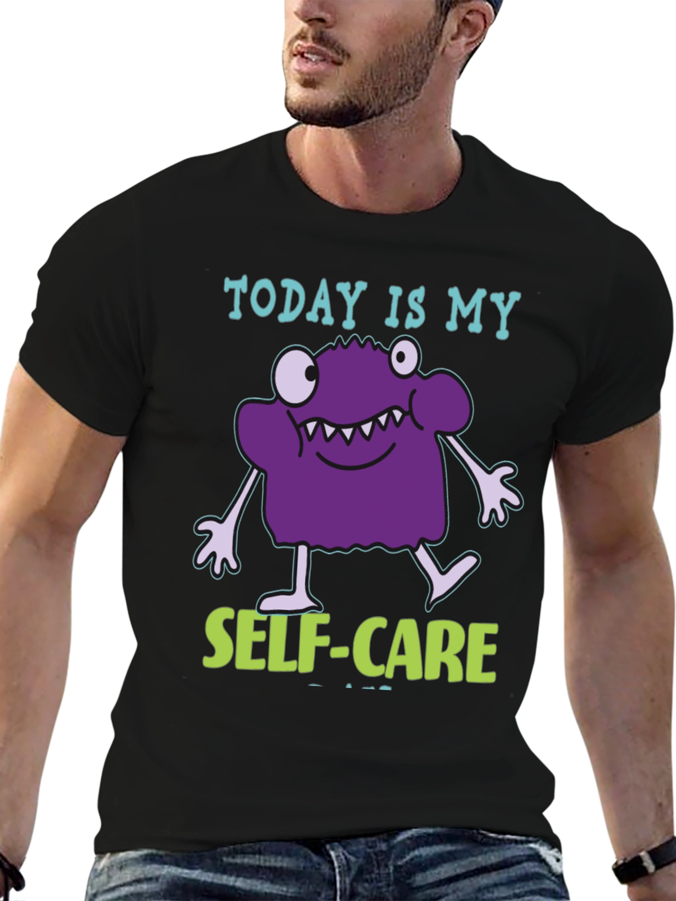 Today is My Self-Care Monster Graphic Tee