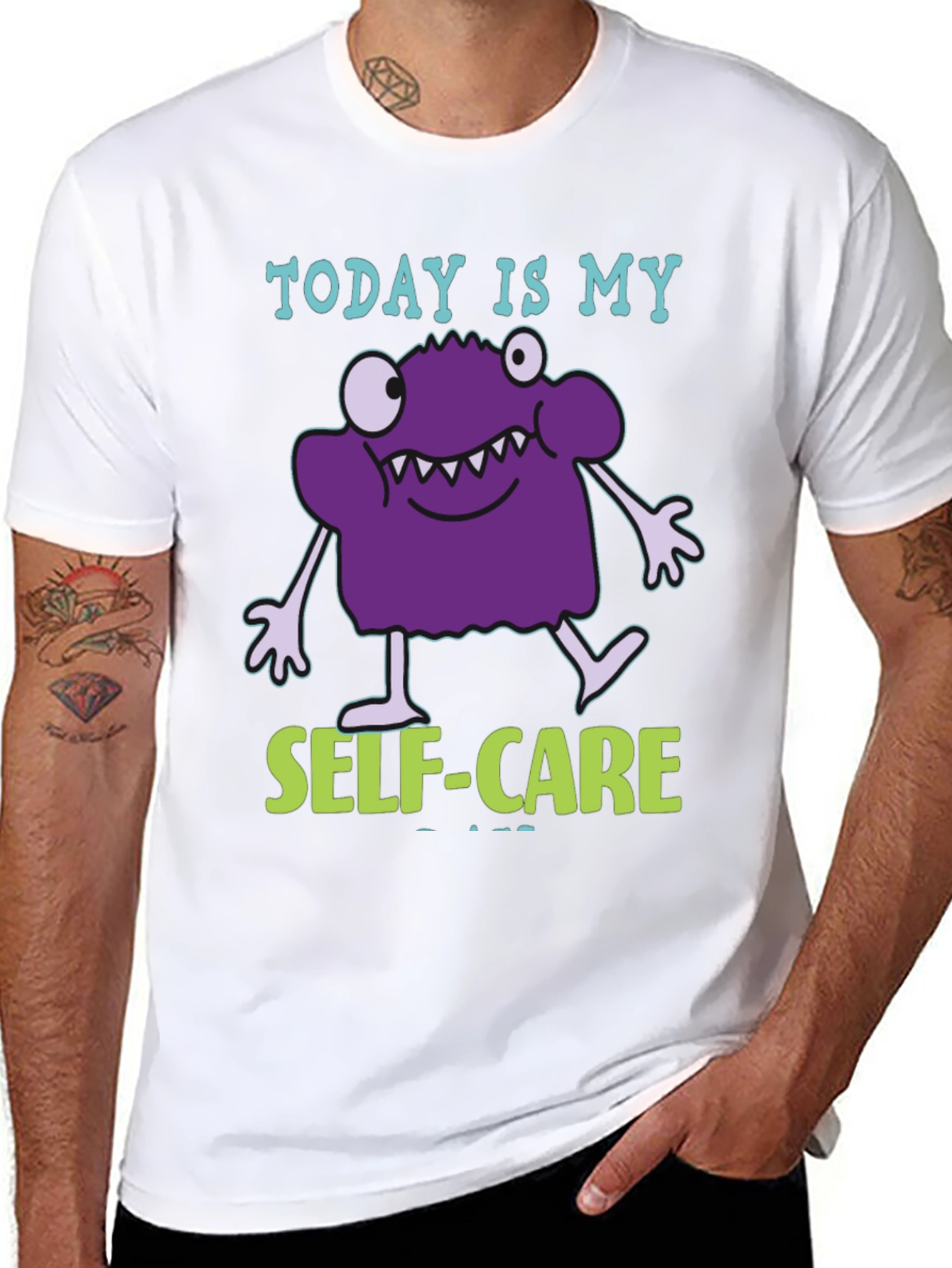 Today is My Self-Care Monster Graphic Tee