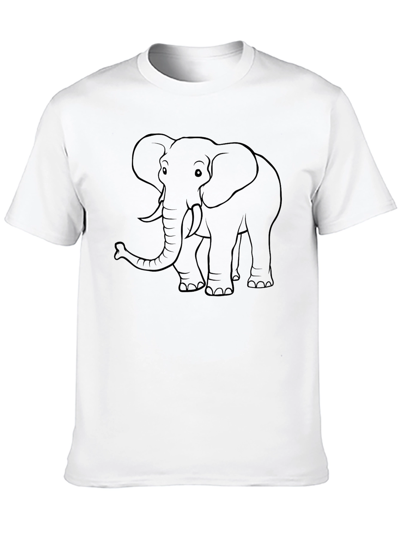 Elephant Graphic T-Shirt - Black