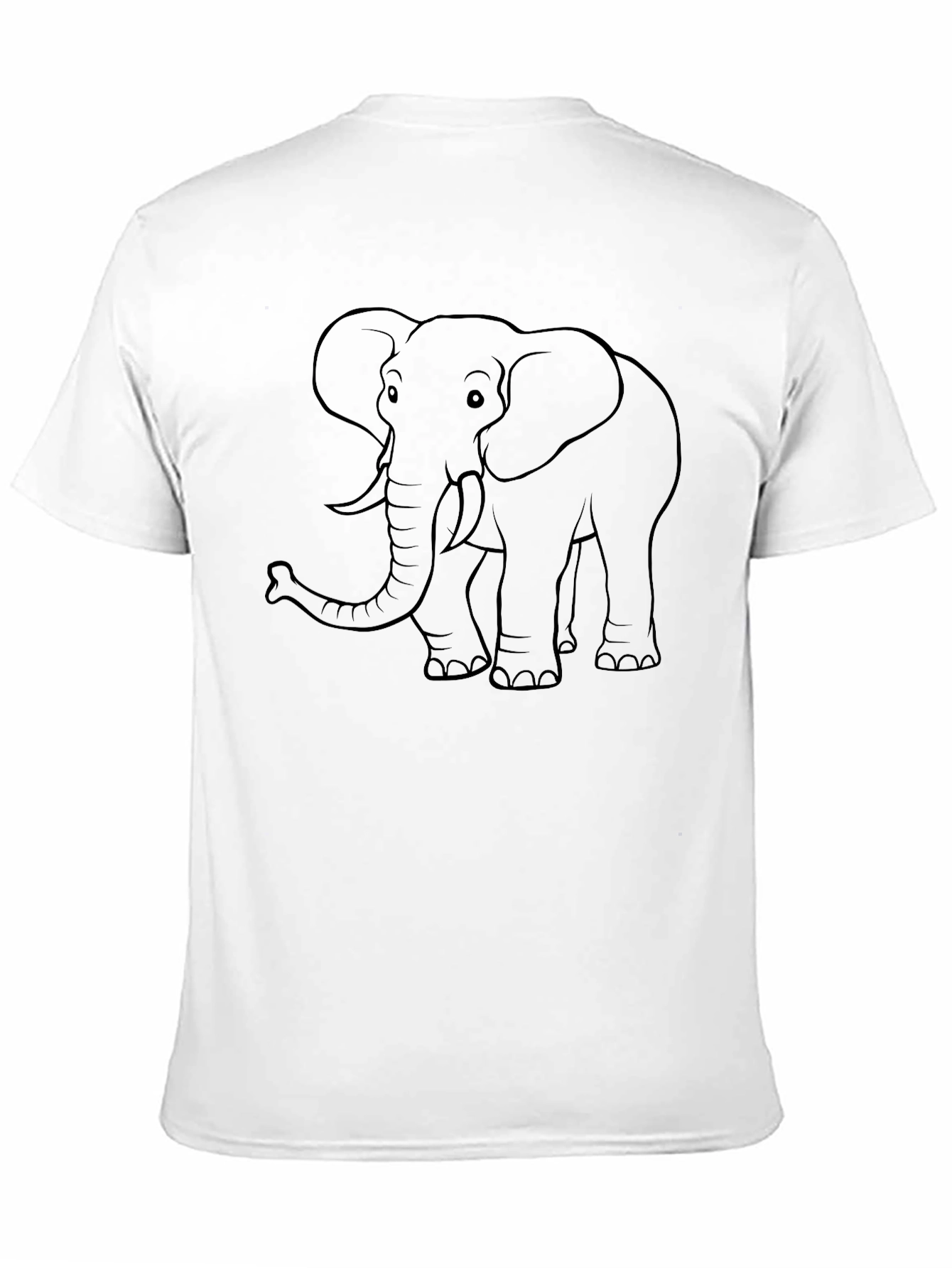 Elephant Graphic T-Shirt - Black