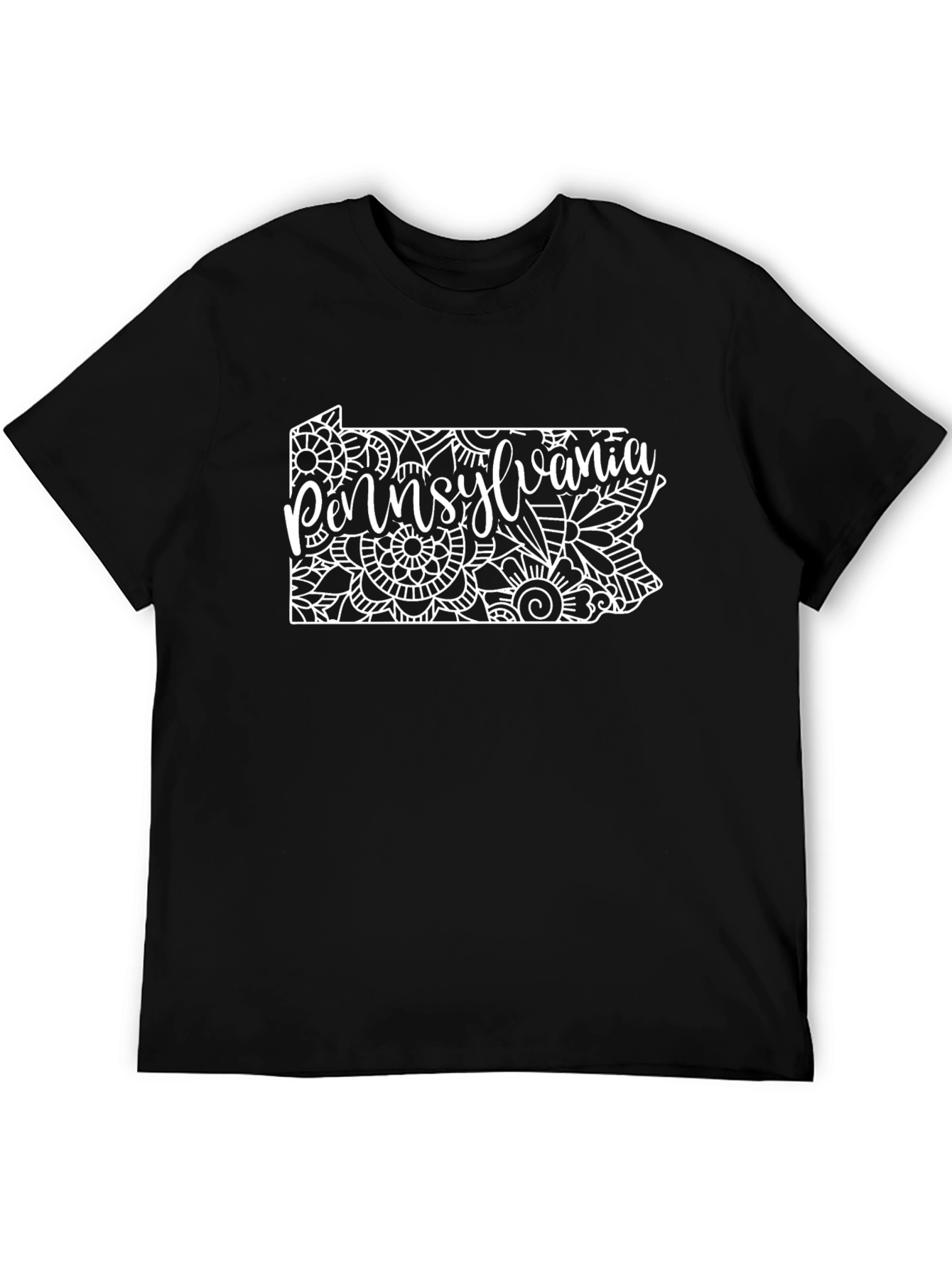 Pennsylvania Floral State Graphic T-Shirt