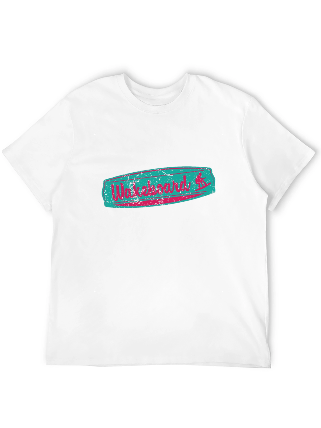 Retro Wakeboard Graphic Tee - Black