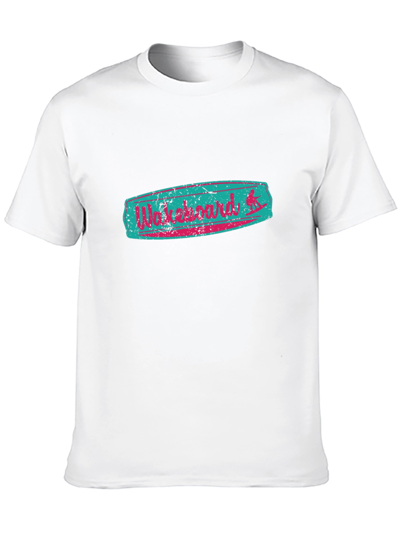 Retro Wakeboard Graphic Tee - Black