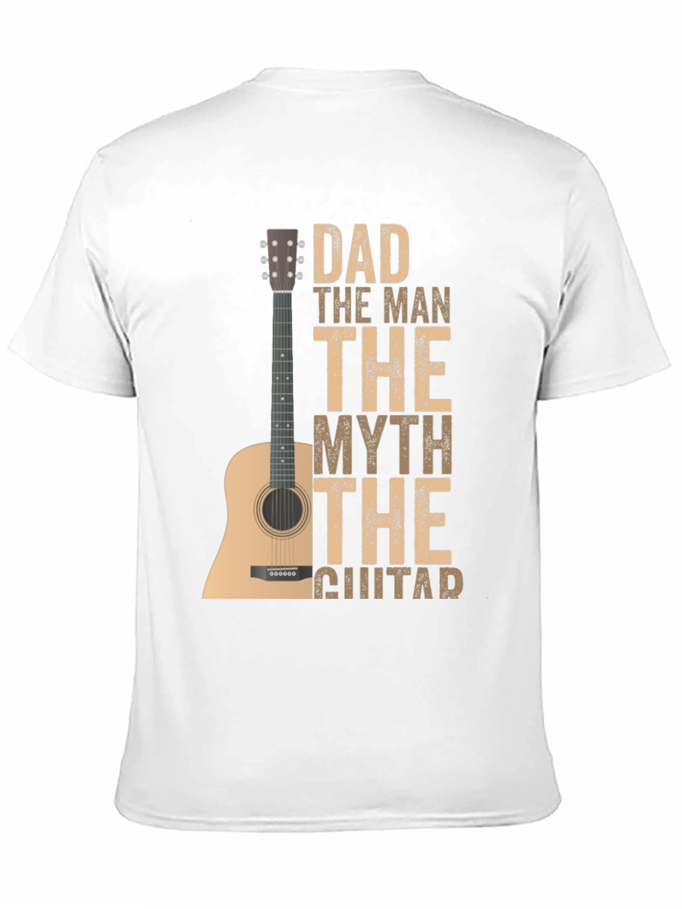 Dad The Man The Myth Guitar T-Shirt