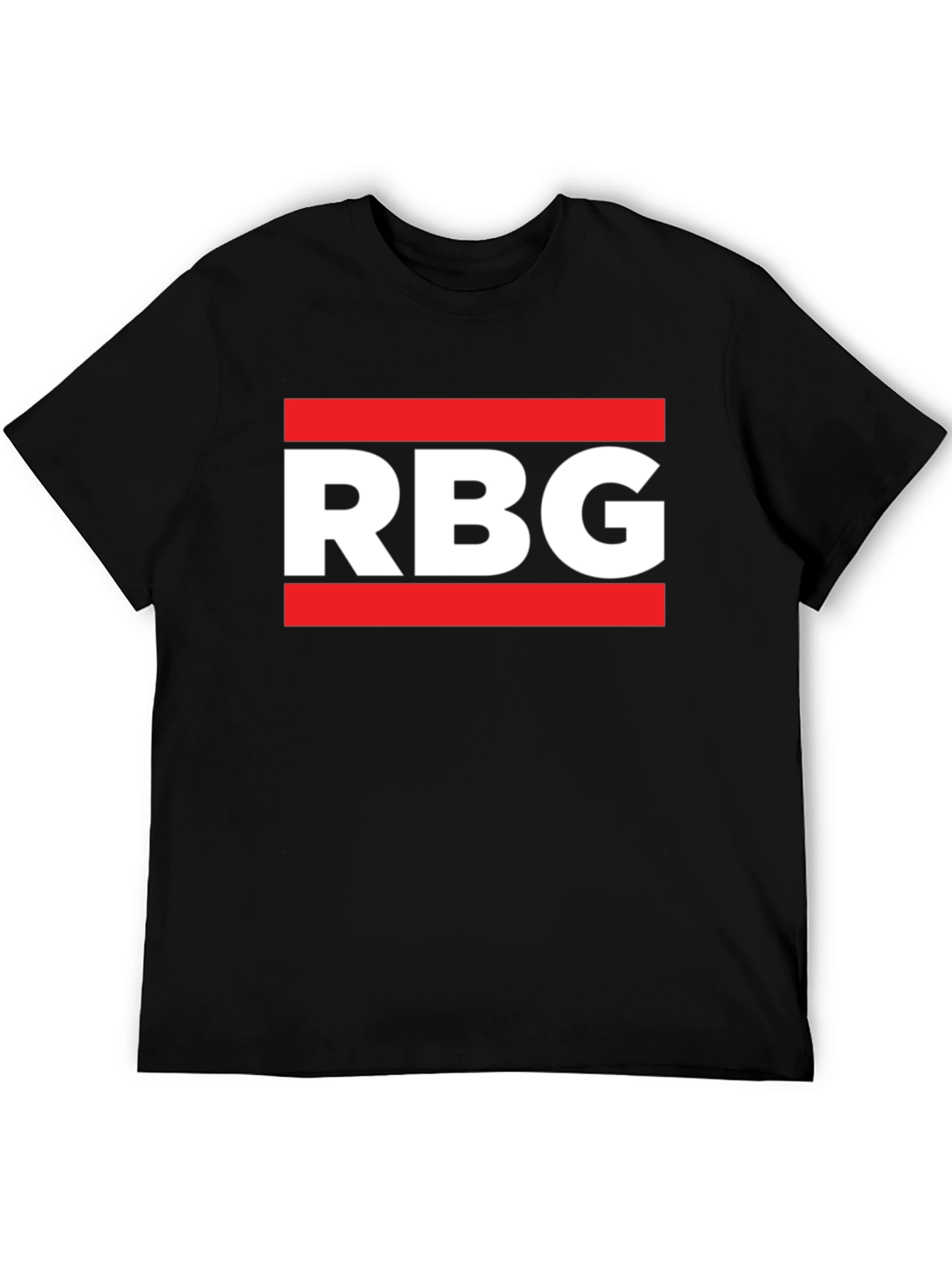 RBG Graphic Tee - Black Cotton T-Shirt