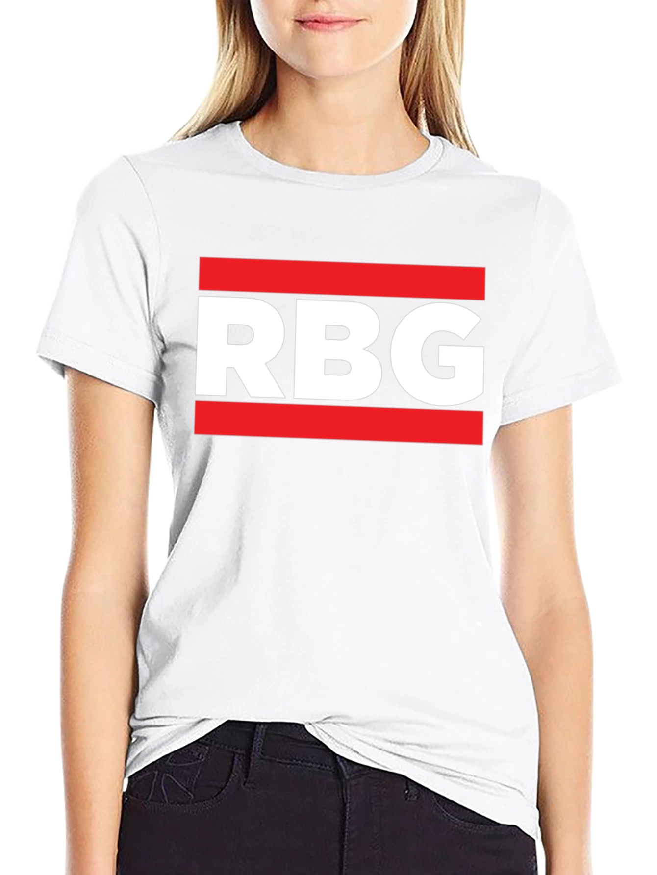 RBG Graphic Tee - Black Cotton T-Shirt