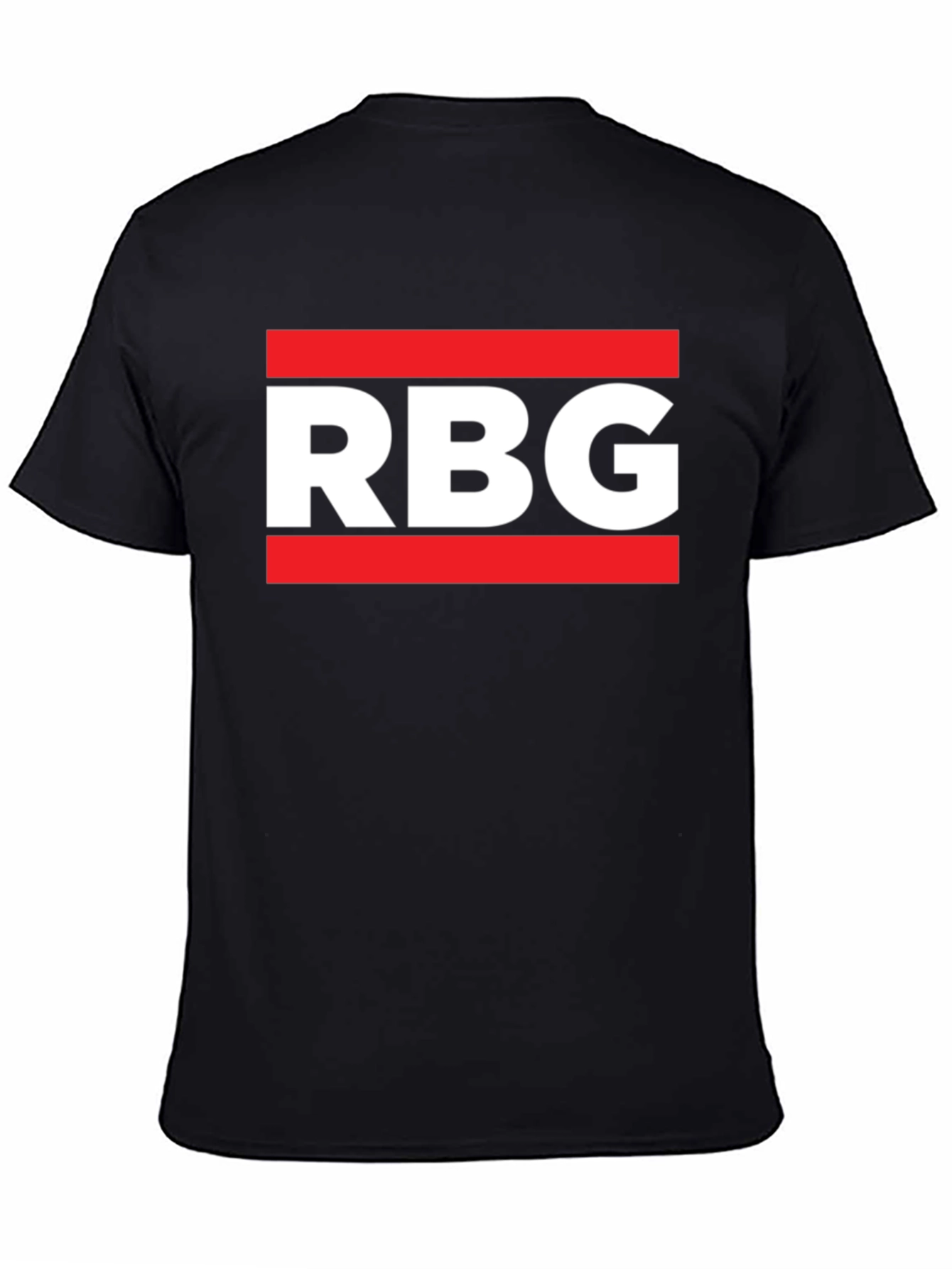RBG Graphic Tee - Black Cotton T-Shirt