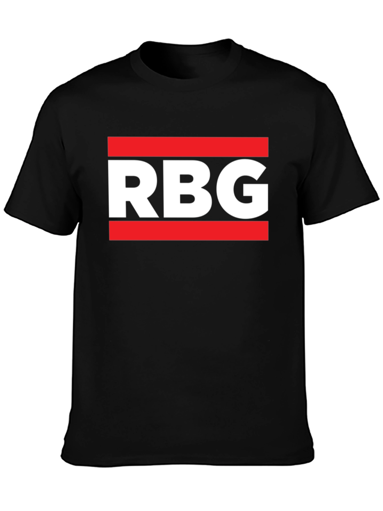RBG Graphic Tee - Black Cotton T-Shirt