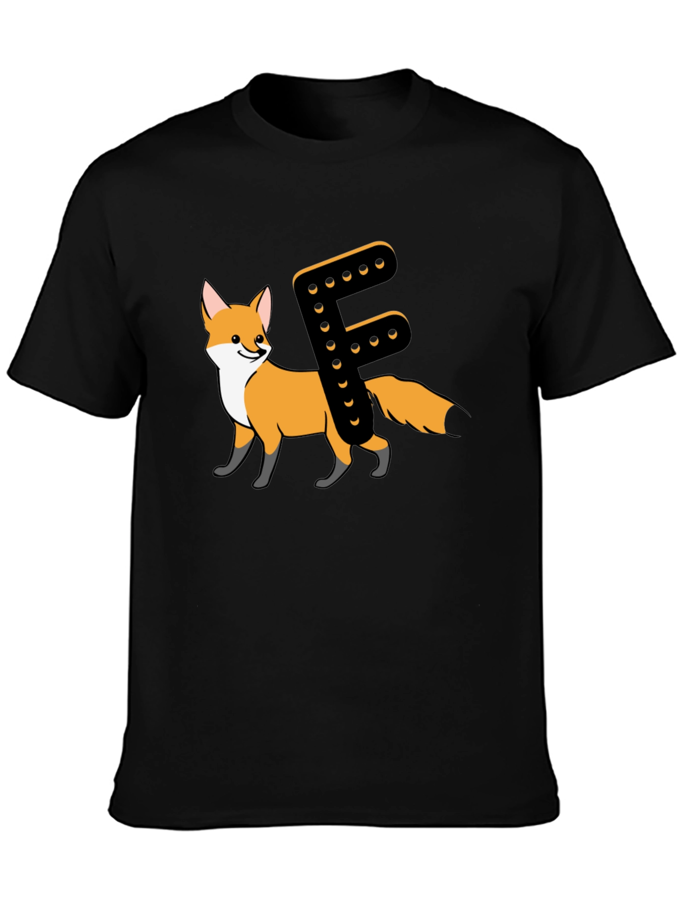 Fox Letter F Animal T-Shirt