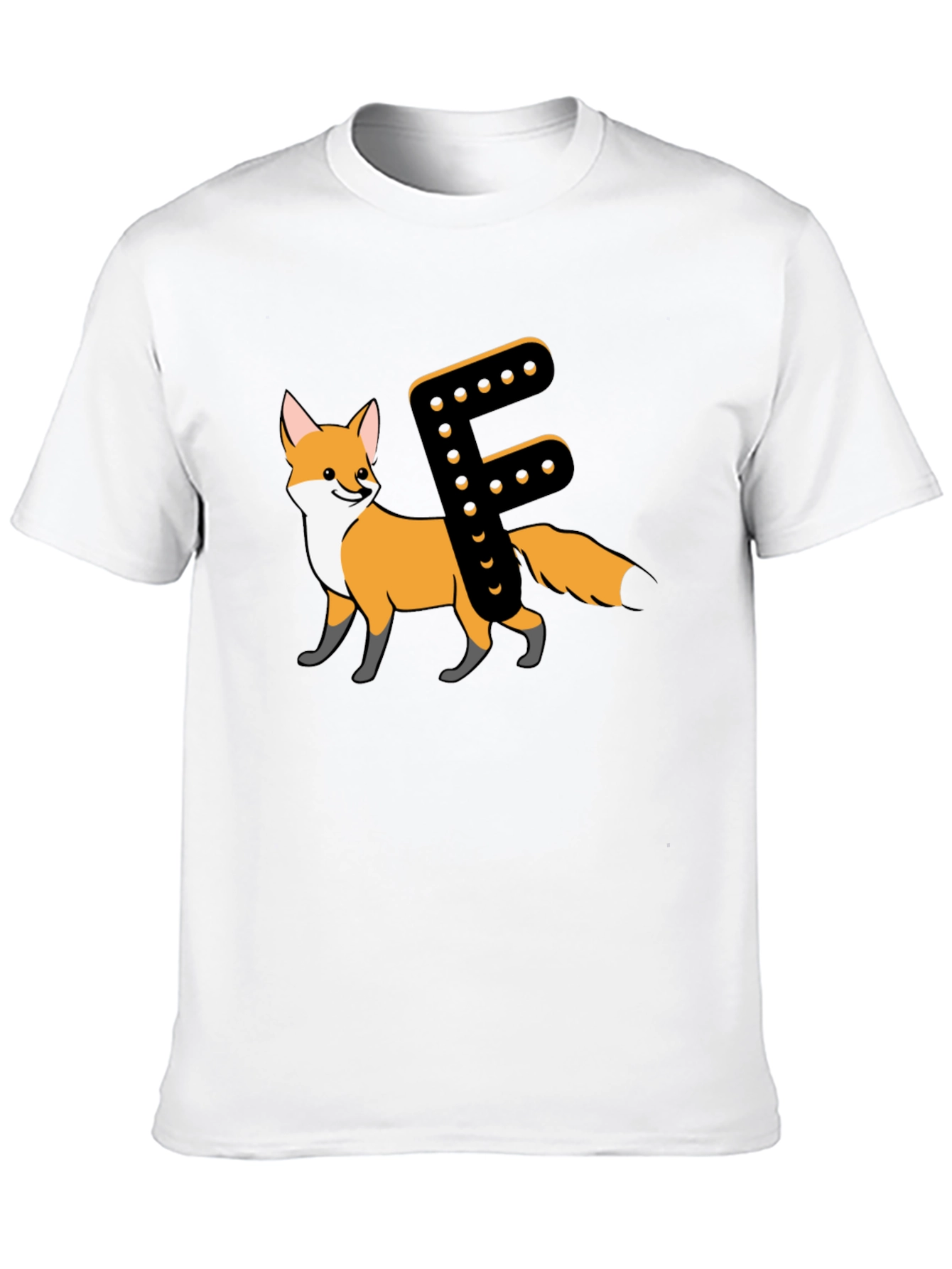 Fox Letter F Animal T-Shirt