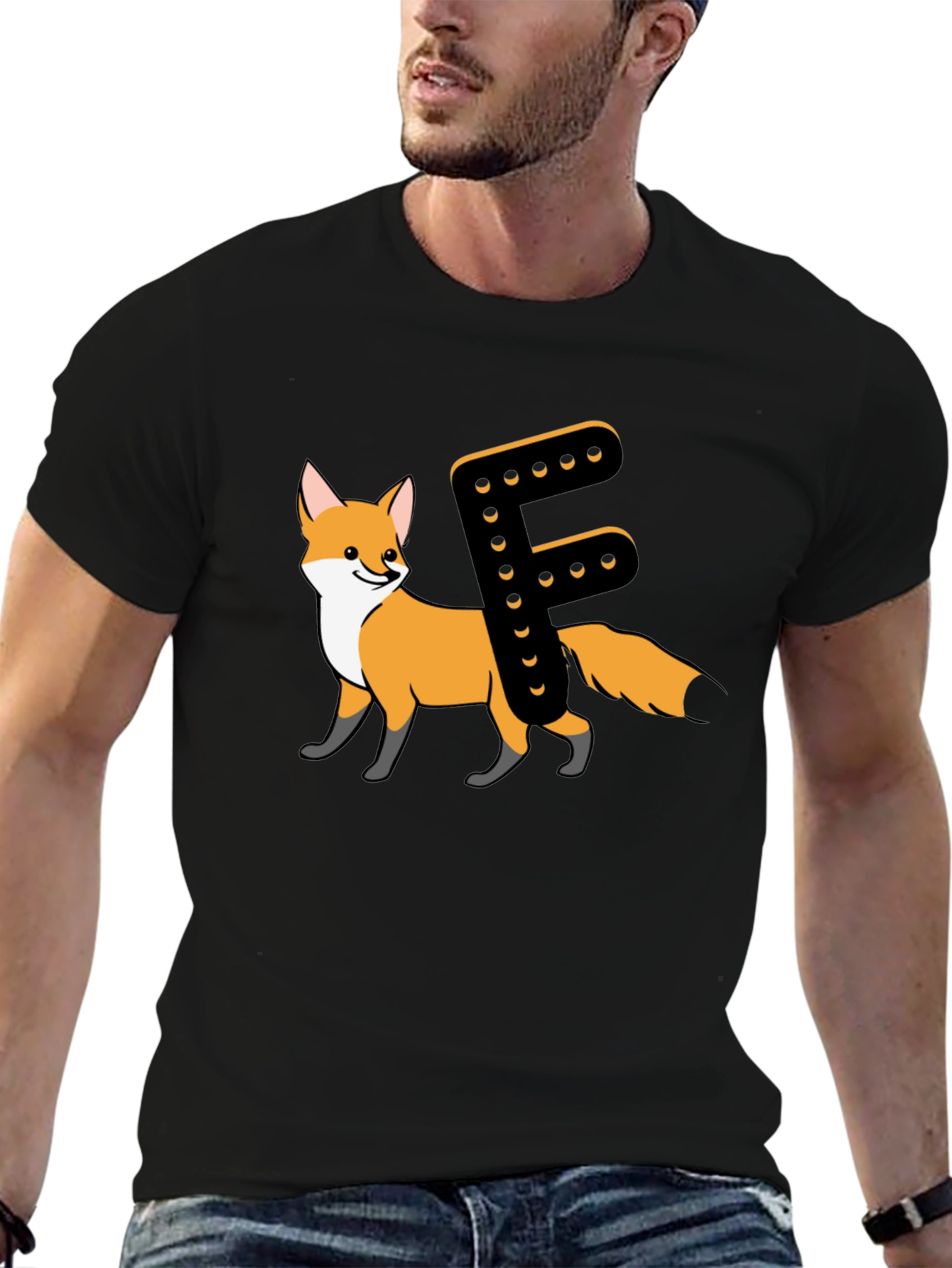 Fox Letter F Animal T-Shirt