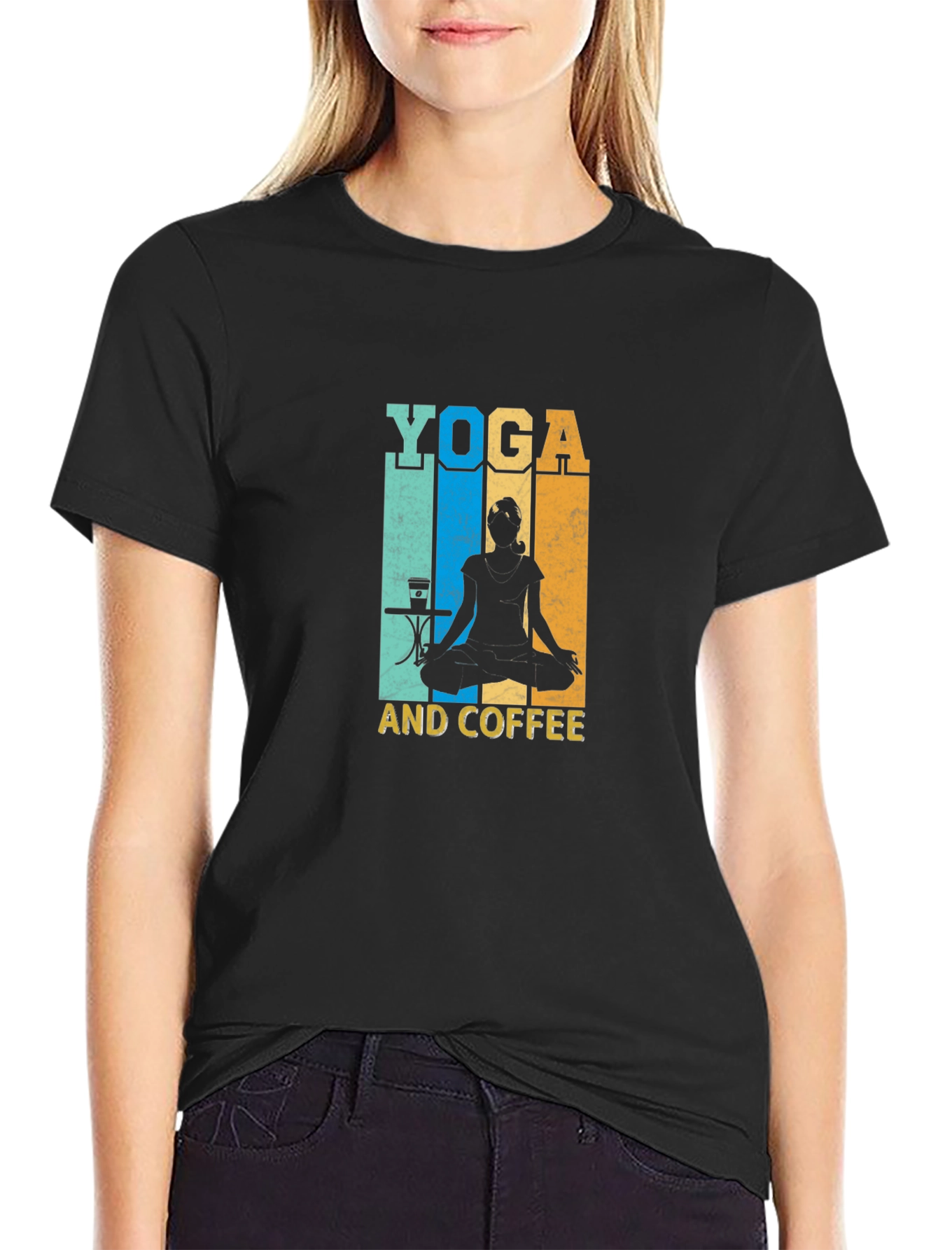 Yoga and Coffee T-Shirt - Meditation Relaxing Shirt