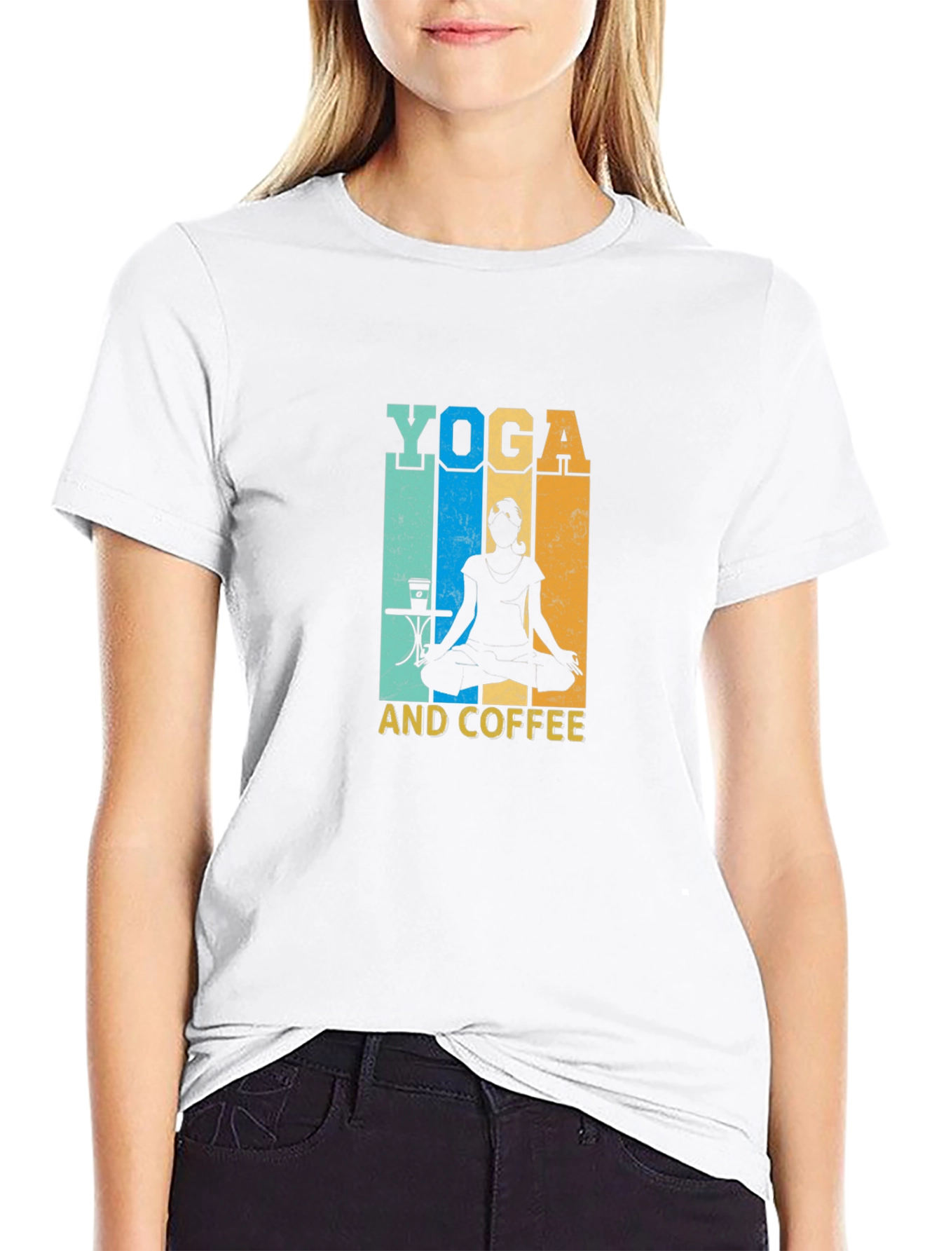 Yoga and Coffee T-Shirt - Meditation Relaxing Shirt