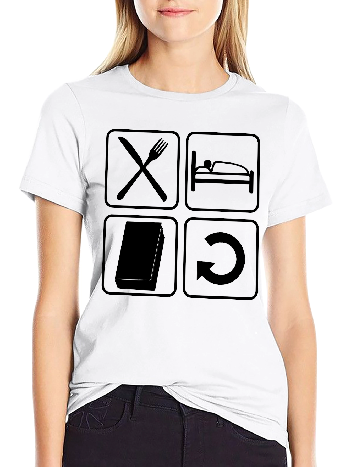 Eat Sleep Code Repeat - Mens Graphic Tee