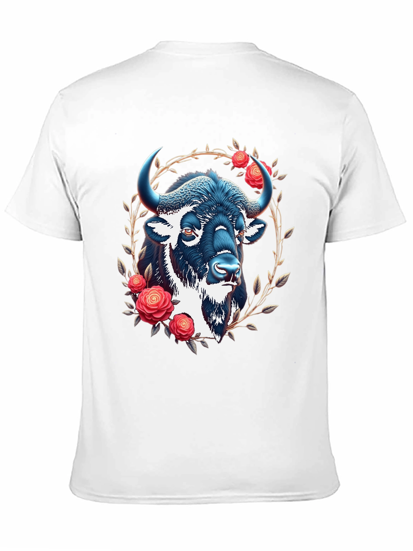Buffalo Rose Graphic T-Shirt - Black