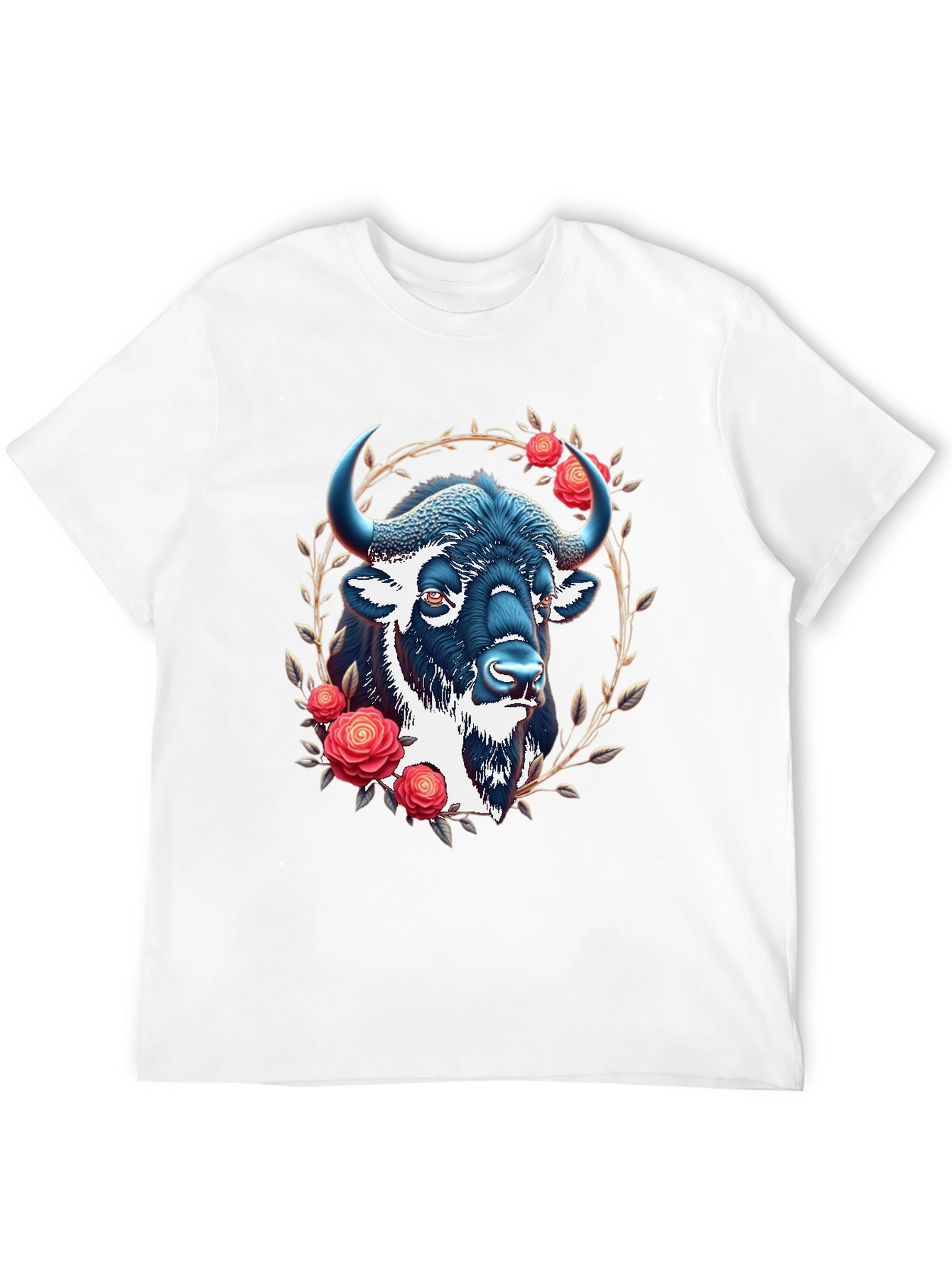 Buffalo Rose Graphic T-Shirt - Black