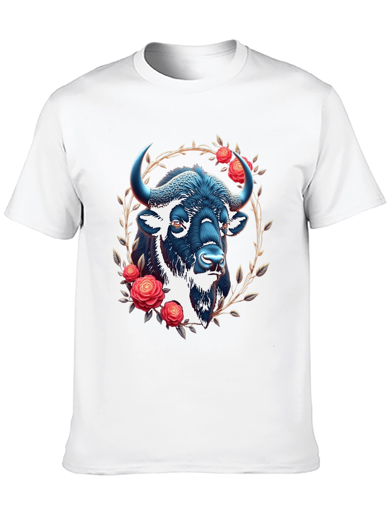 Buffalo Rose Graphic T-Shirt - Black
