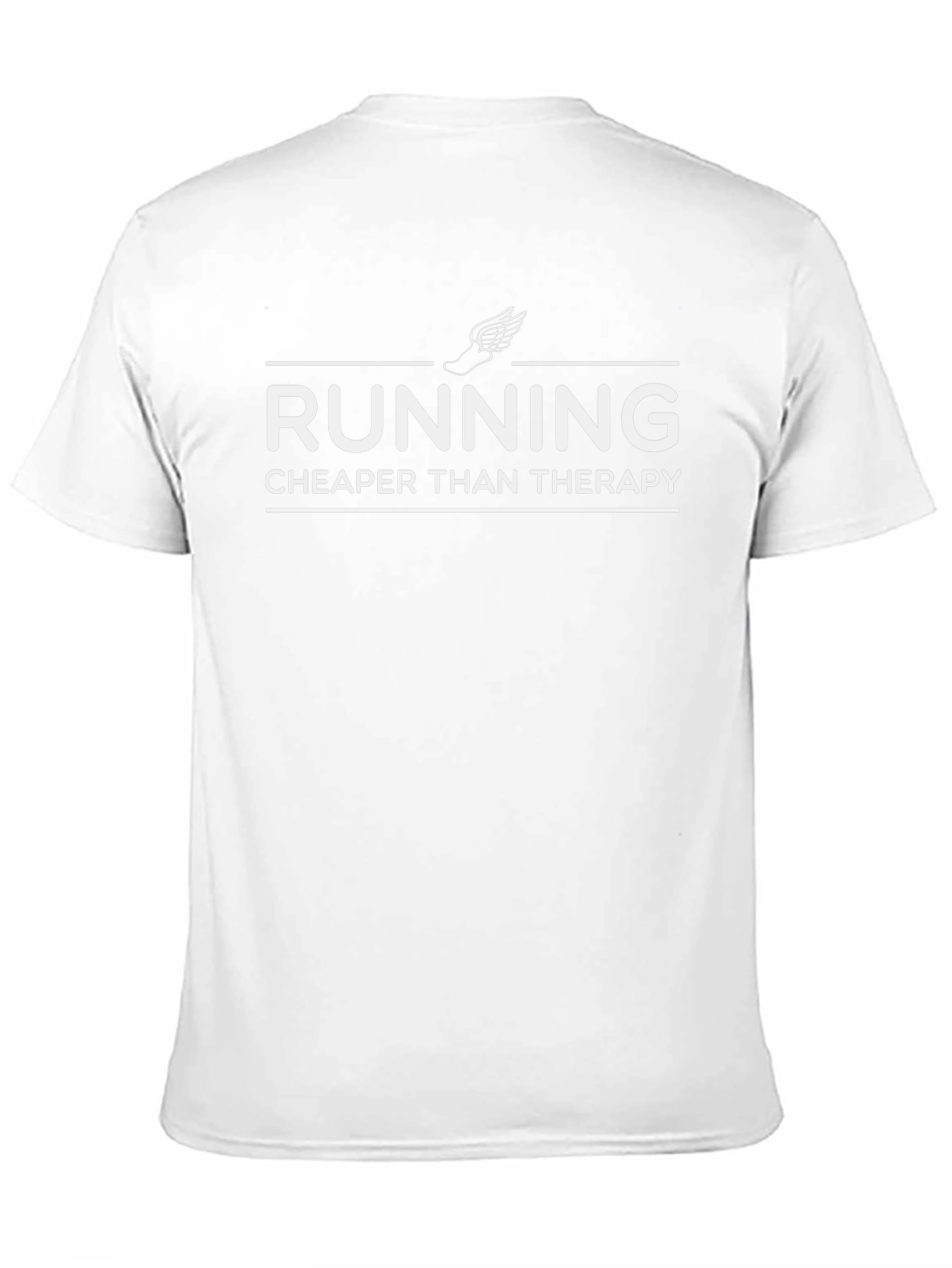 Running Cheaper Than Therapy Black T-Shirt