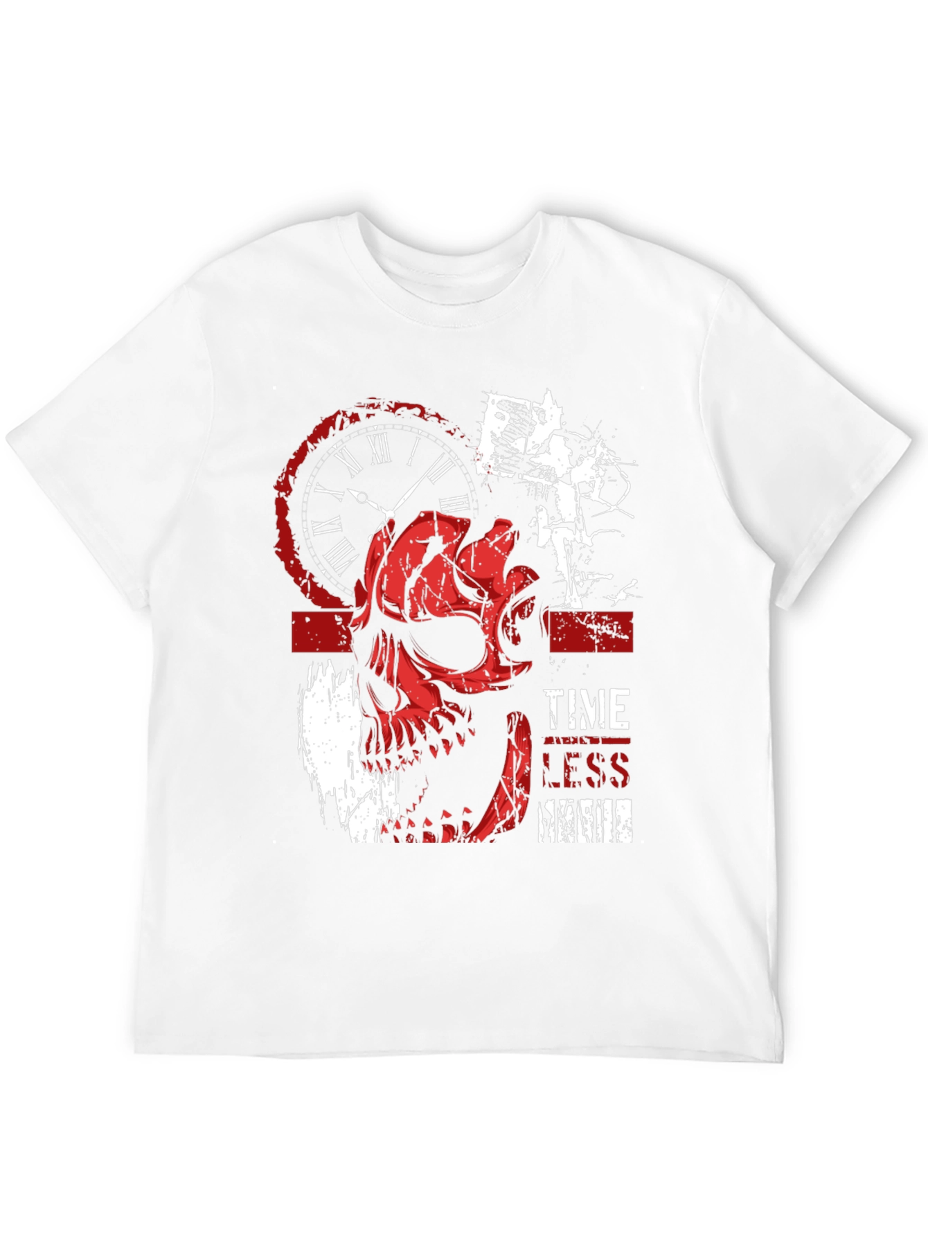 Timeless Skull Graphic Tee - Black