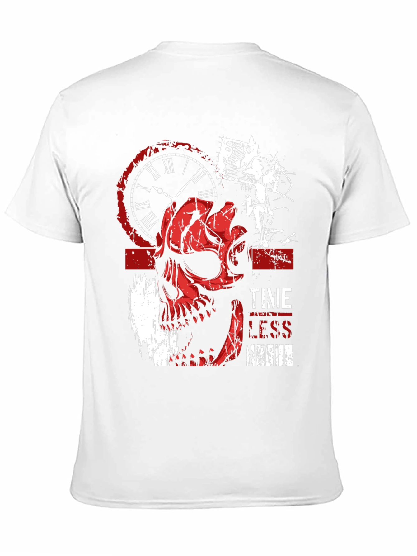 Timeless Skull Graphic Tee - Black