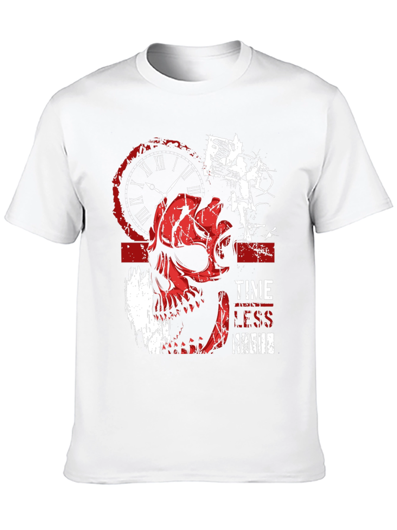 Timeless Skull Graphic Tee - Black