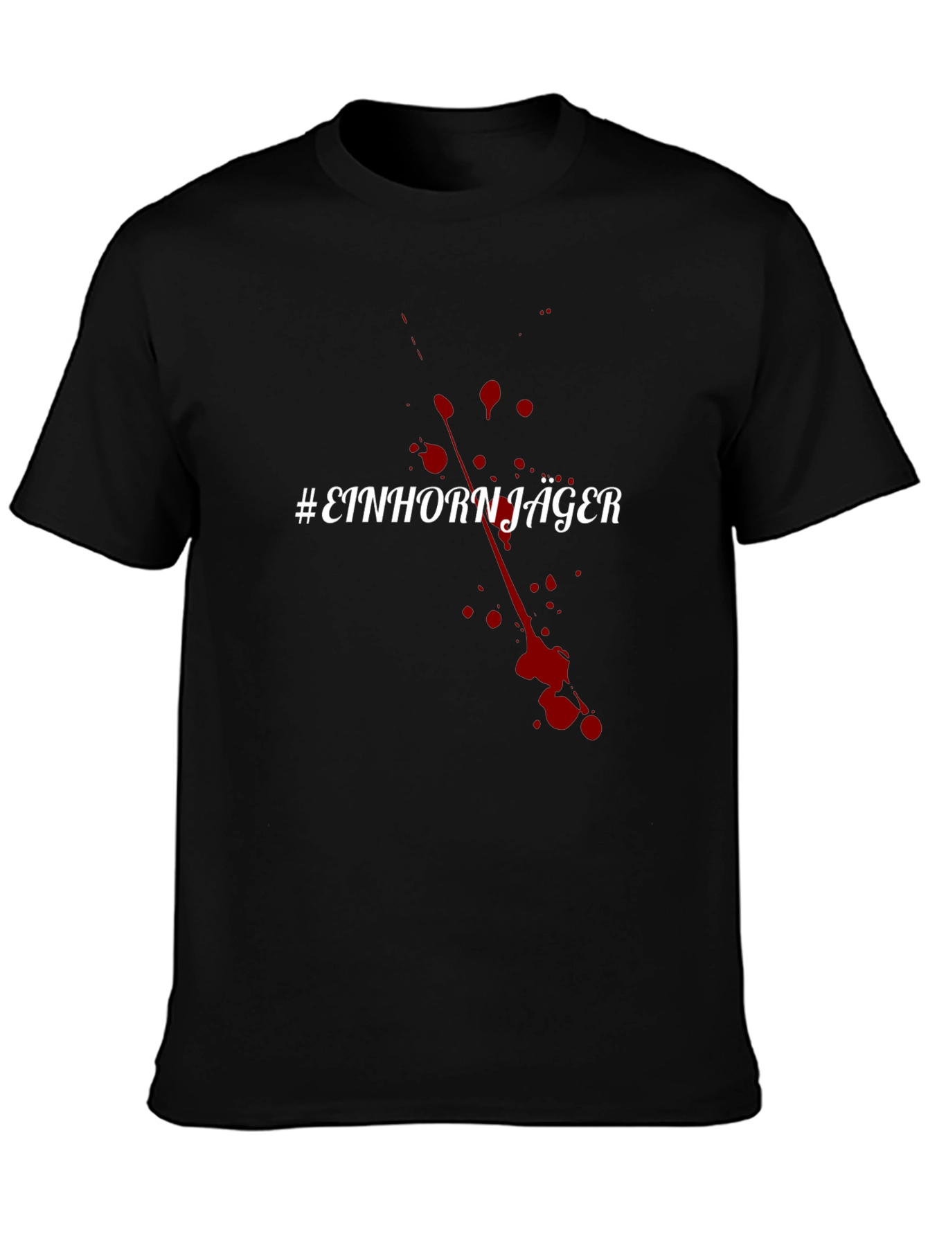 Einhornjäger Graphic Tee - Novelty T-Shirt